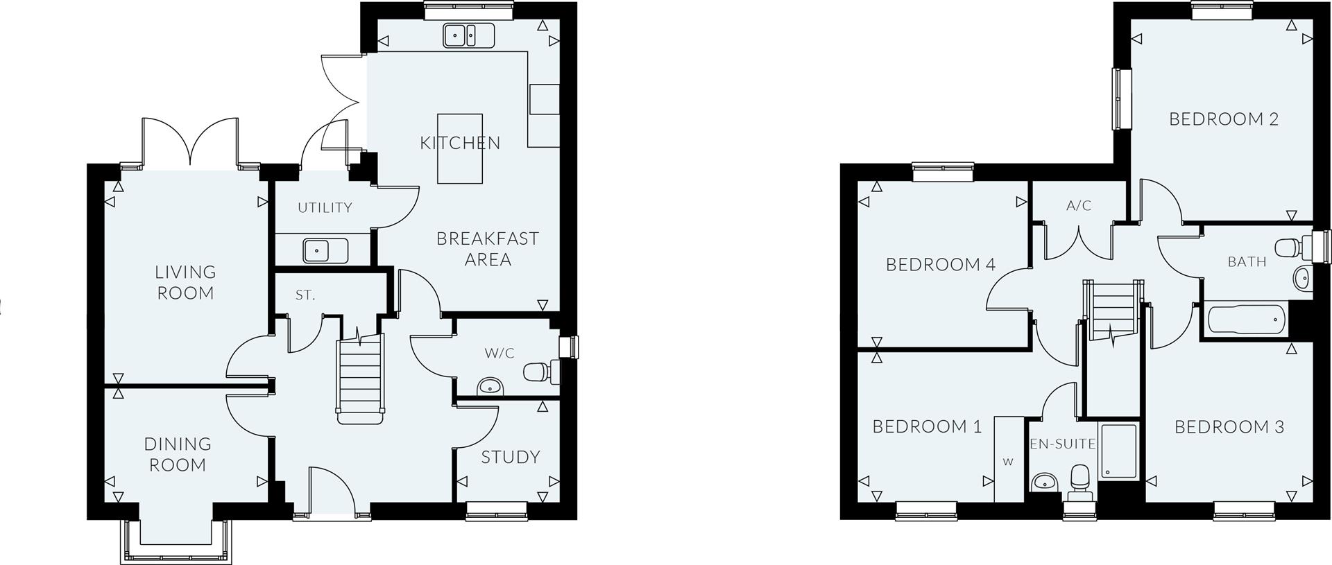 3, Skylark View, Biggleswade floorplan