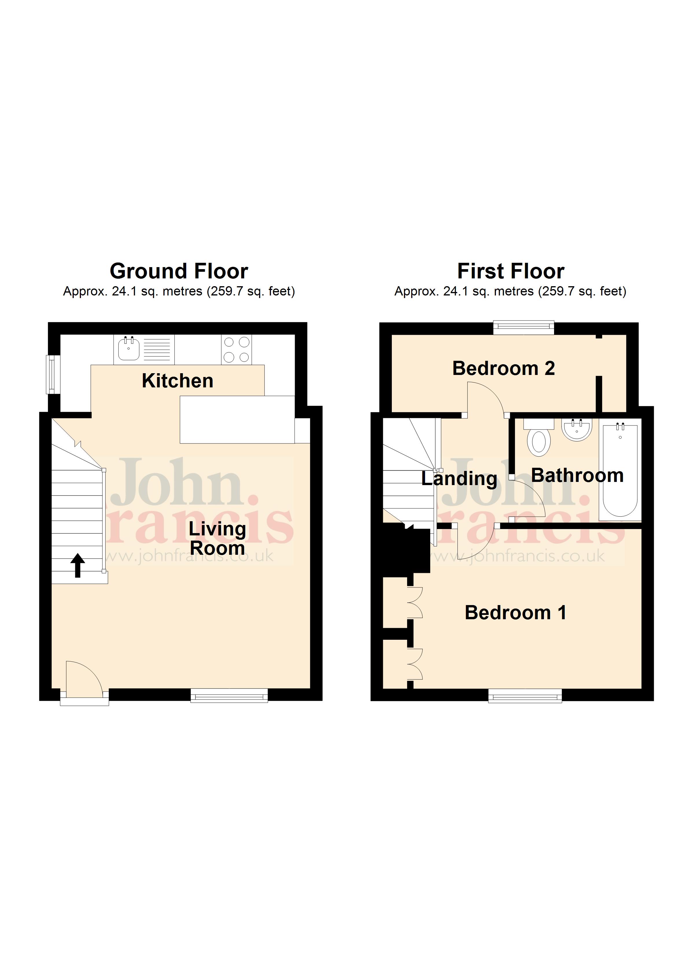 Trevaughan, Carmarthen, Carmarthenshire SA31, 2 bedroom terraced house