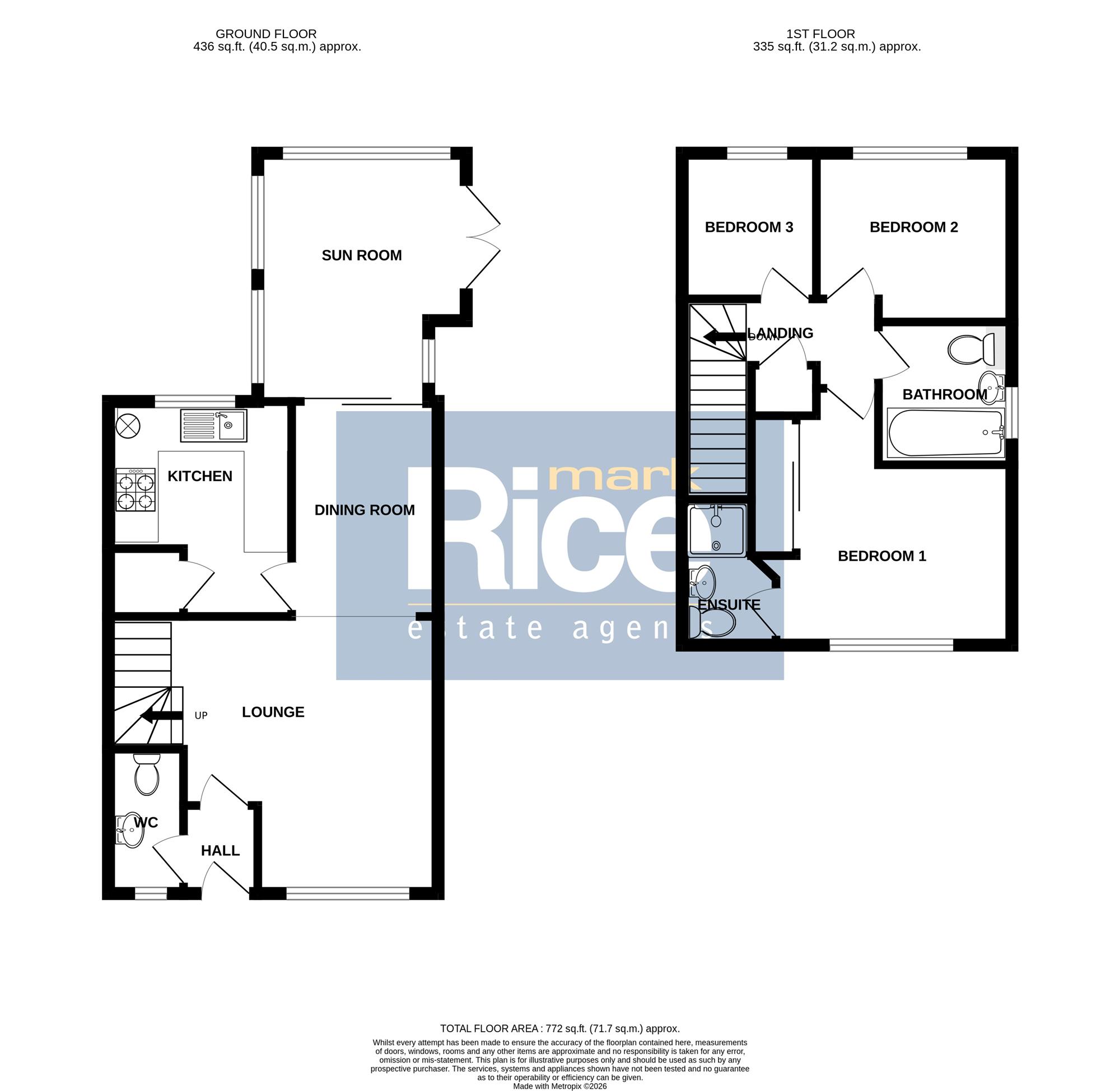 10, Spring Gardens, Sleaford floorplan