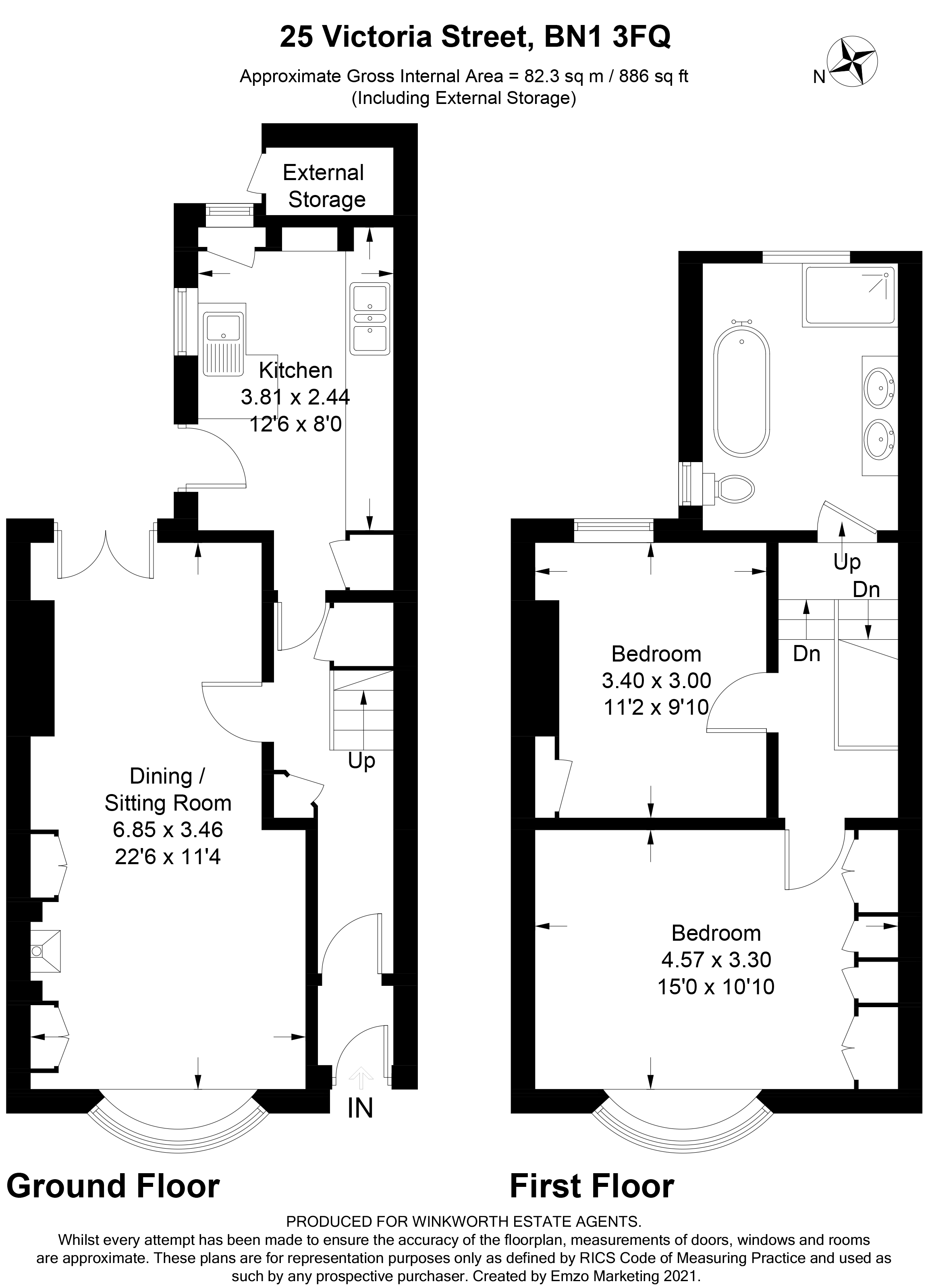 25, Victoria Street, East Sussex floorplan