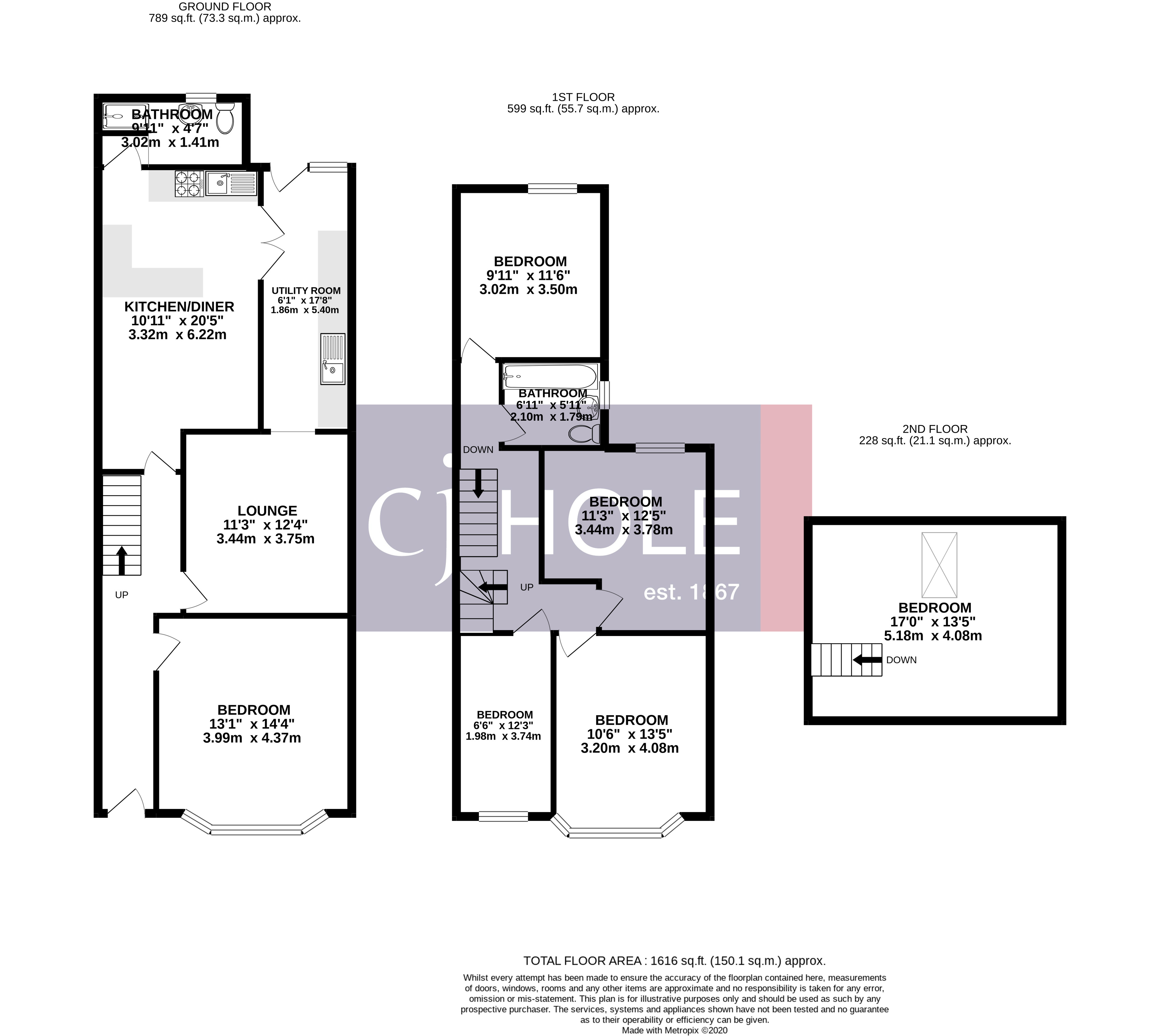 17, Quarrington Road, Bristol floorplan