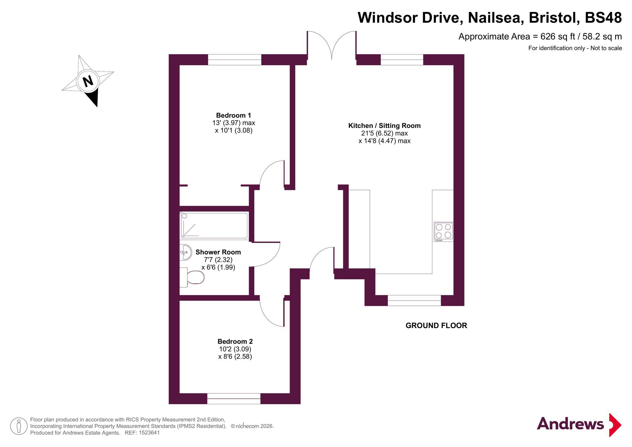 14, Windsor Drive, Bristol floorplan