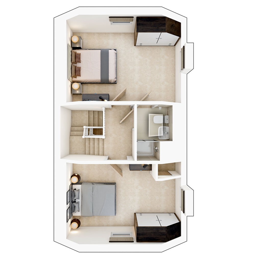 The Densdale - Plot 293, Burghley Green At West Cambourne, Dobbins Avenue, West Cambourne floorplan