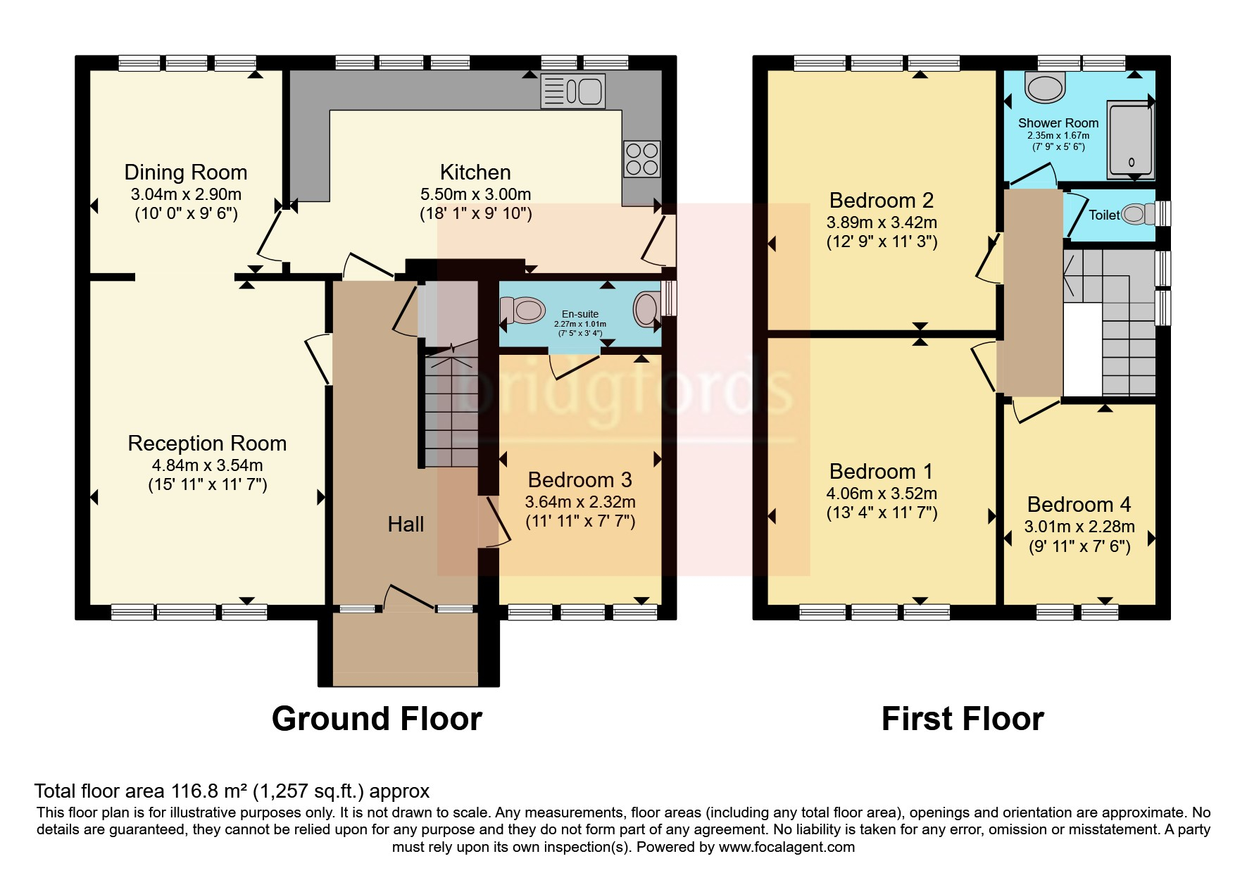 19, Druridge Drive, Warrington floorplan