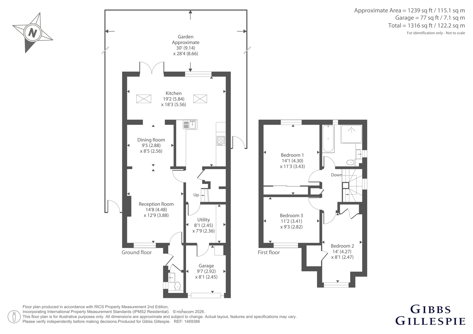 19, The Avenue, Uxbridge floorplan