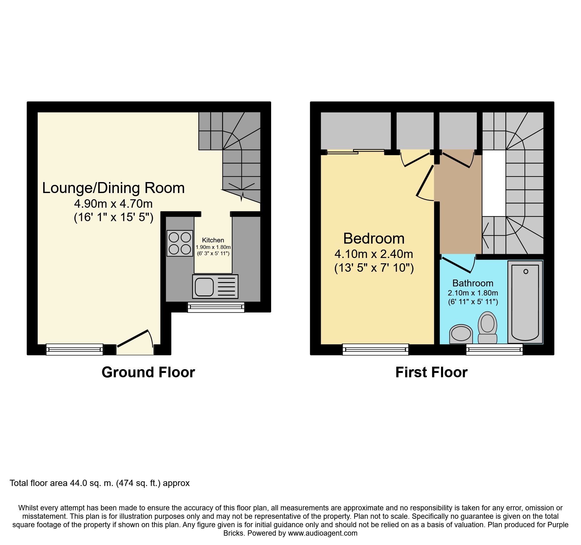 1 Bedrooms Terraced house for sale in Chiltern Road, Slough SL1