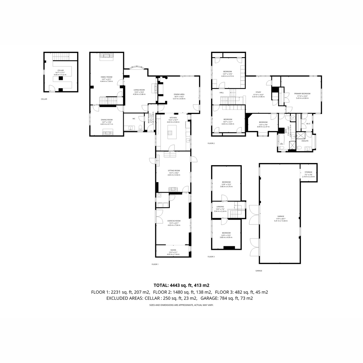 Ash Tree House, Church Street, Rugby floorplan
