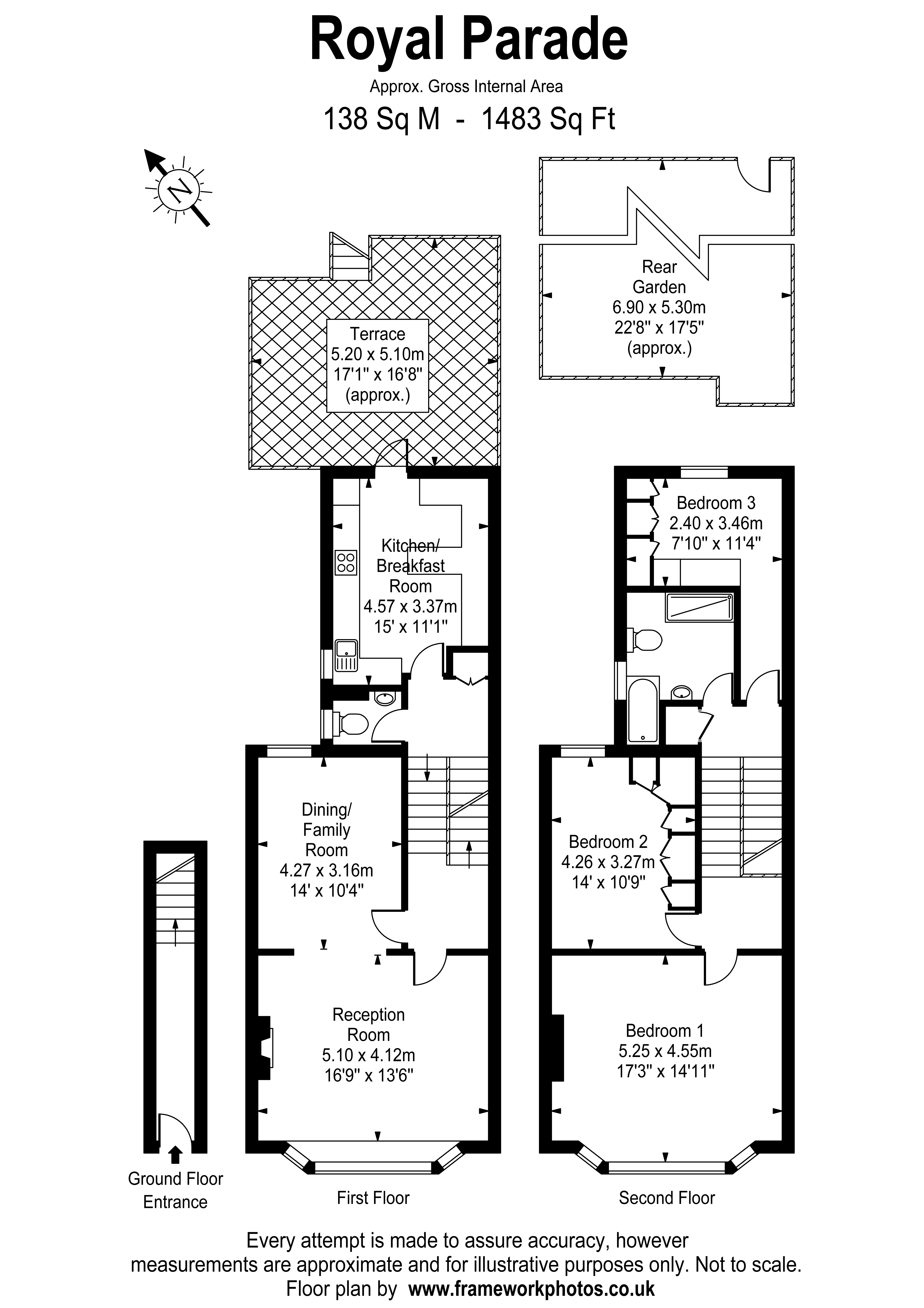 2, Royal Parade, Richmond floorplan