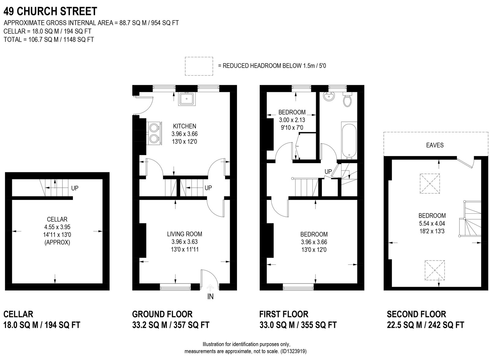49, Church Street, Sheffield floorplan
