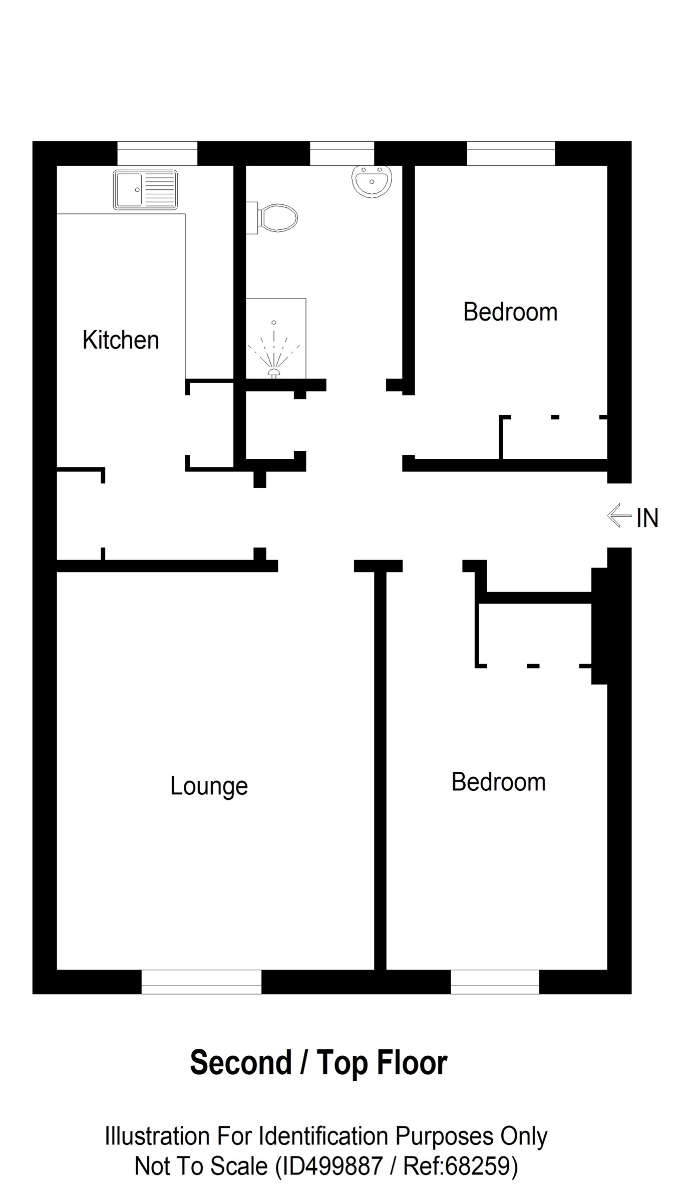 2 Bedrooms Flat for sale in Links Street, Kirkcaldy, Fife KY1