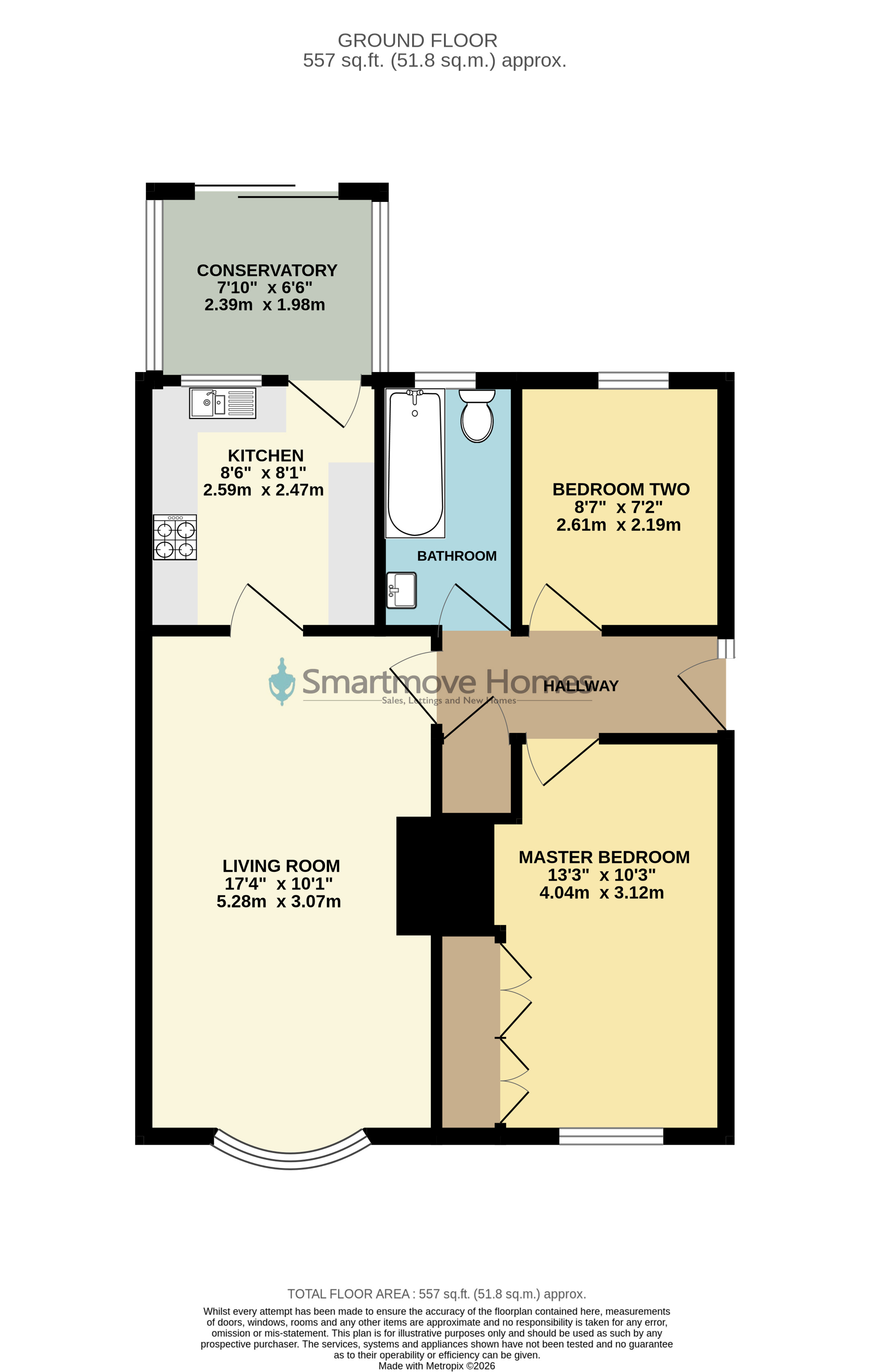77, Mill Lane, Ripley floorplan