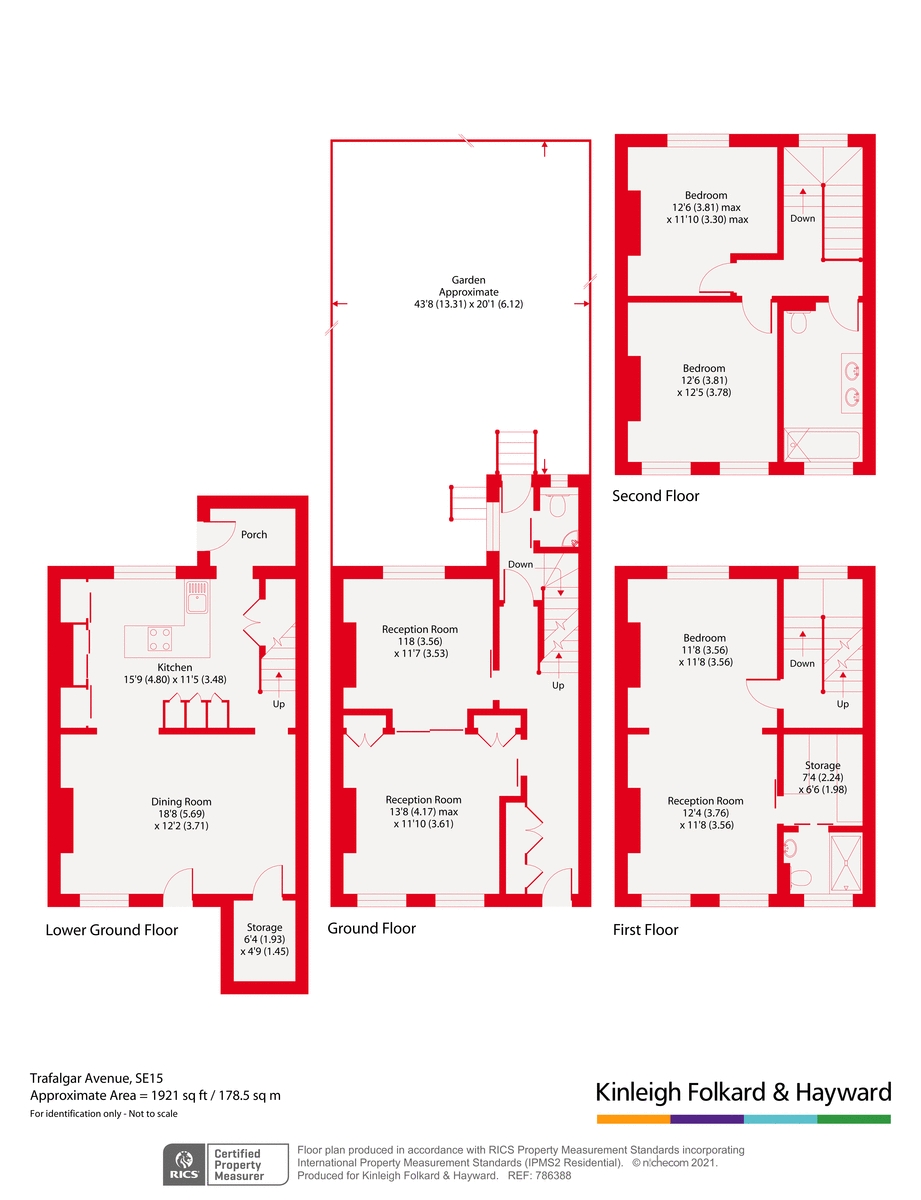 18, Trafalgar Avenue, London floorplan