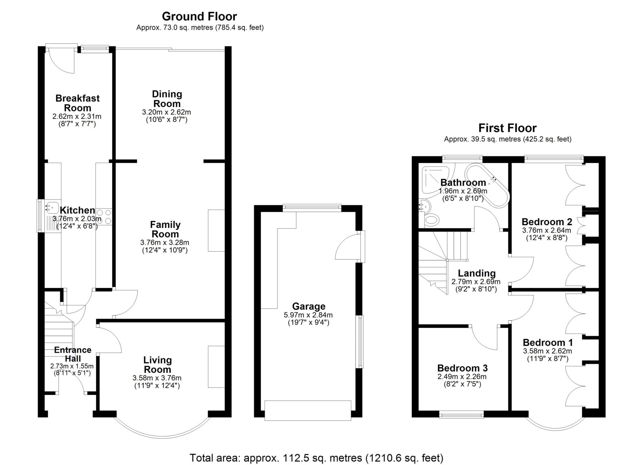 284, Kidmore Road, Reading floorplan