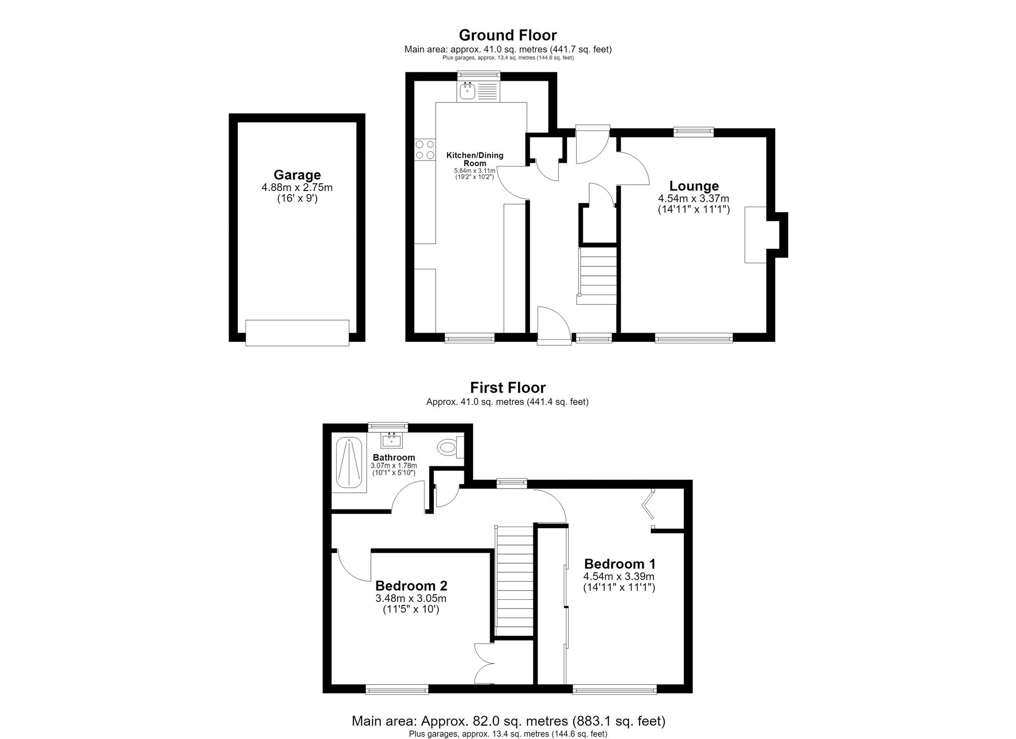 61 Cardiff Place, Royston floorplan