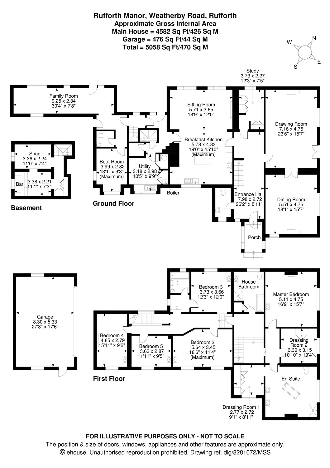 5 Bedrooms Detached house for sale in Rufforth Manor, Wetherby Road, Rufforth, York YO23