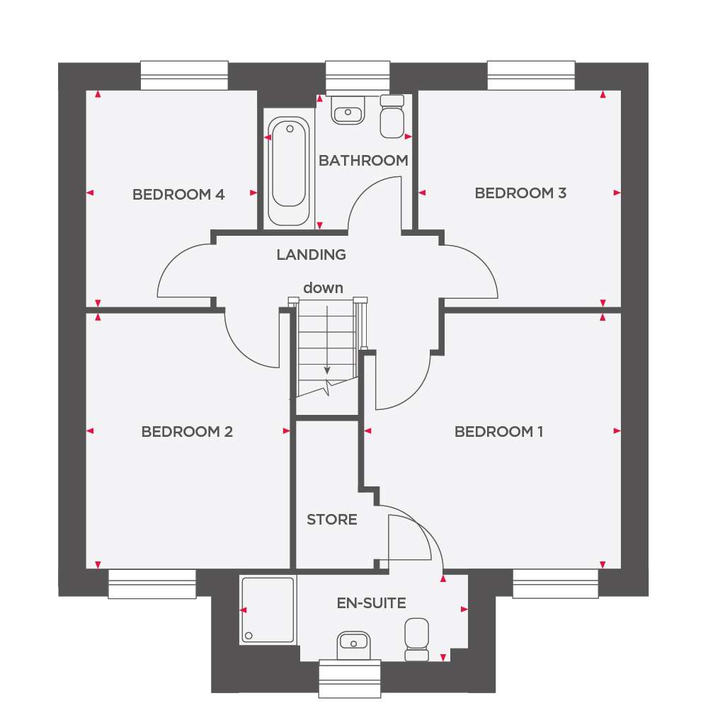 163, Trevemper Road, Newquay floorplan
