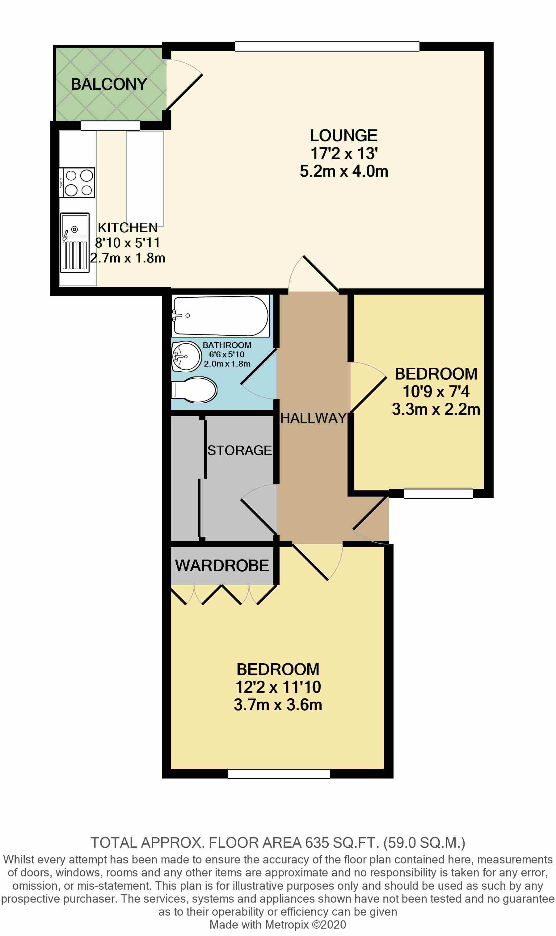 Flat 6, The Hollins, Stockport floorplan