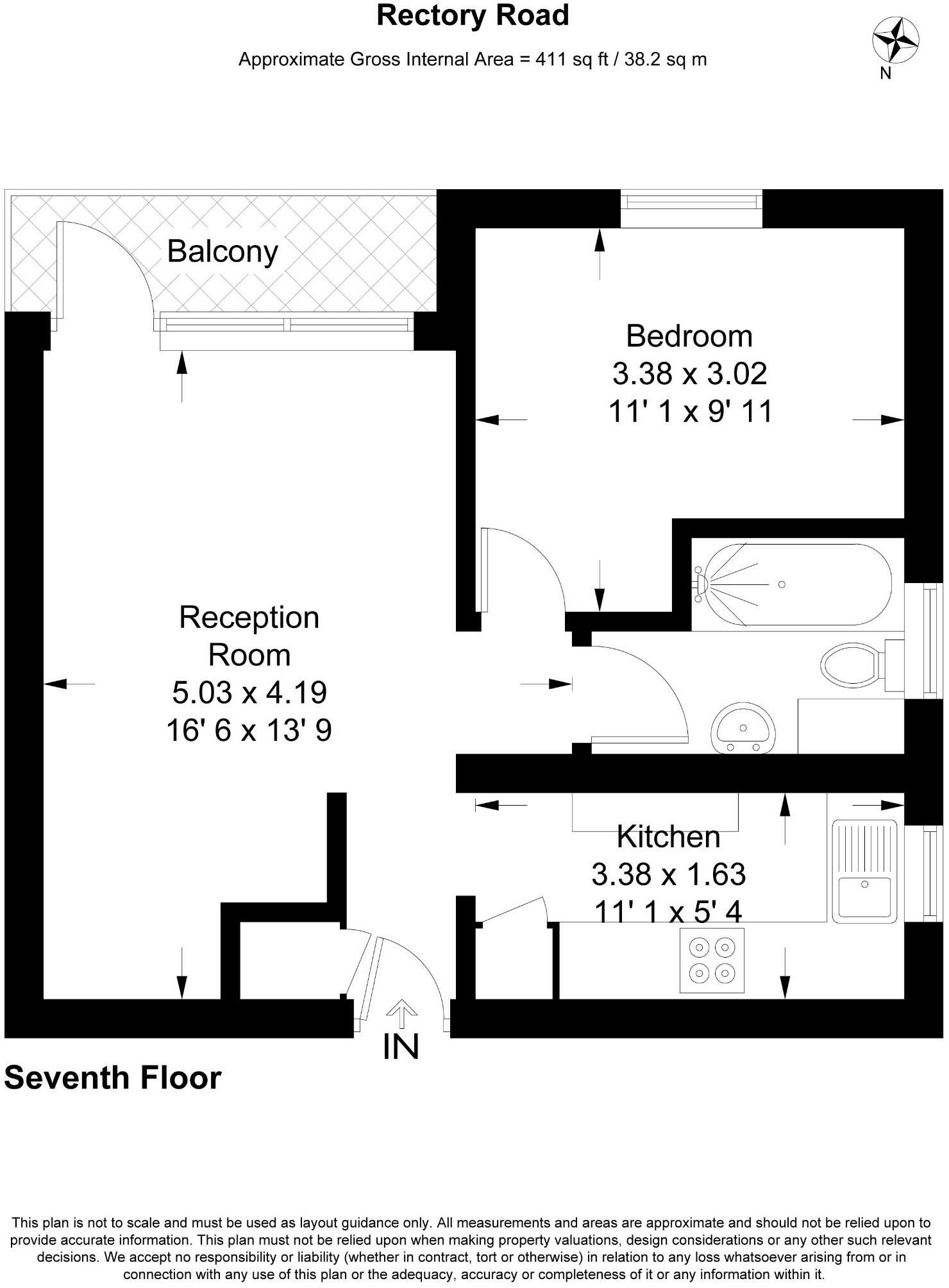 Flat 37, The Beckers, London floorplan