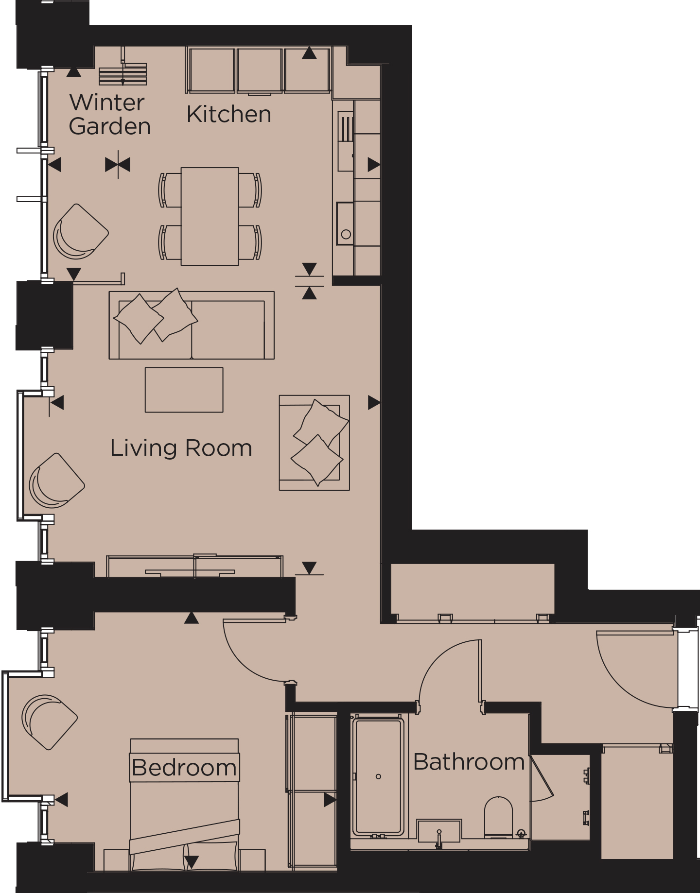1 Bedrooms Flat for sale in 8 Casson Square, Southbank Place SE1