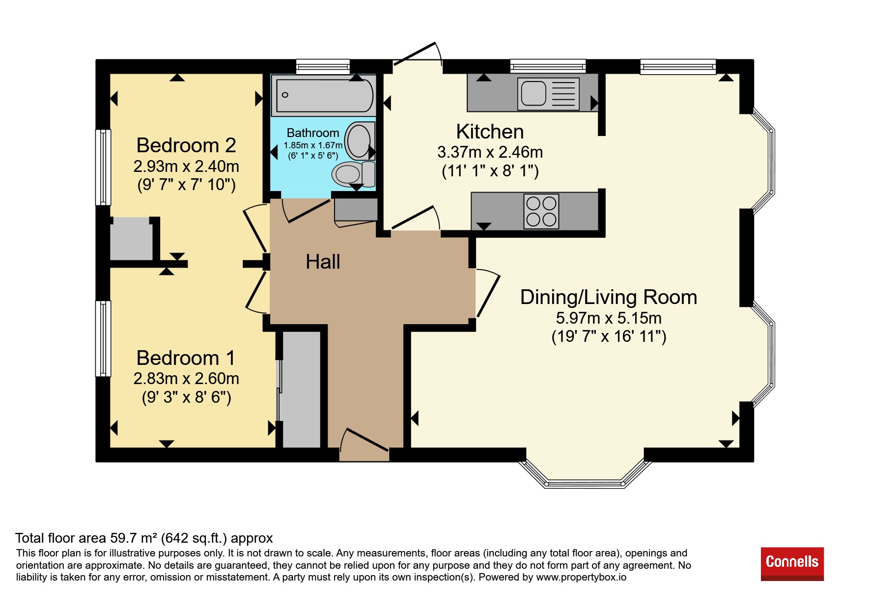 8, Laburnum Court, Horley floorplan