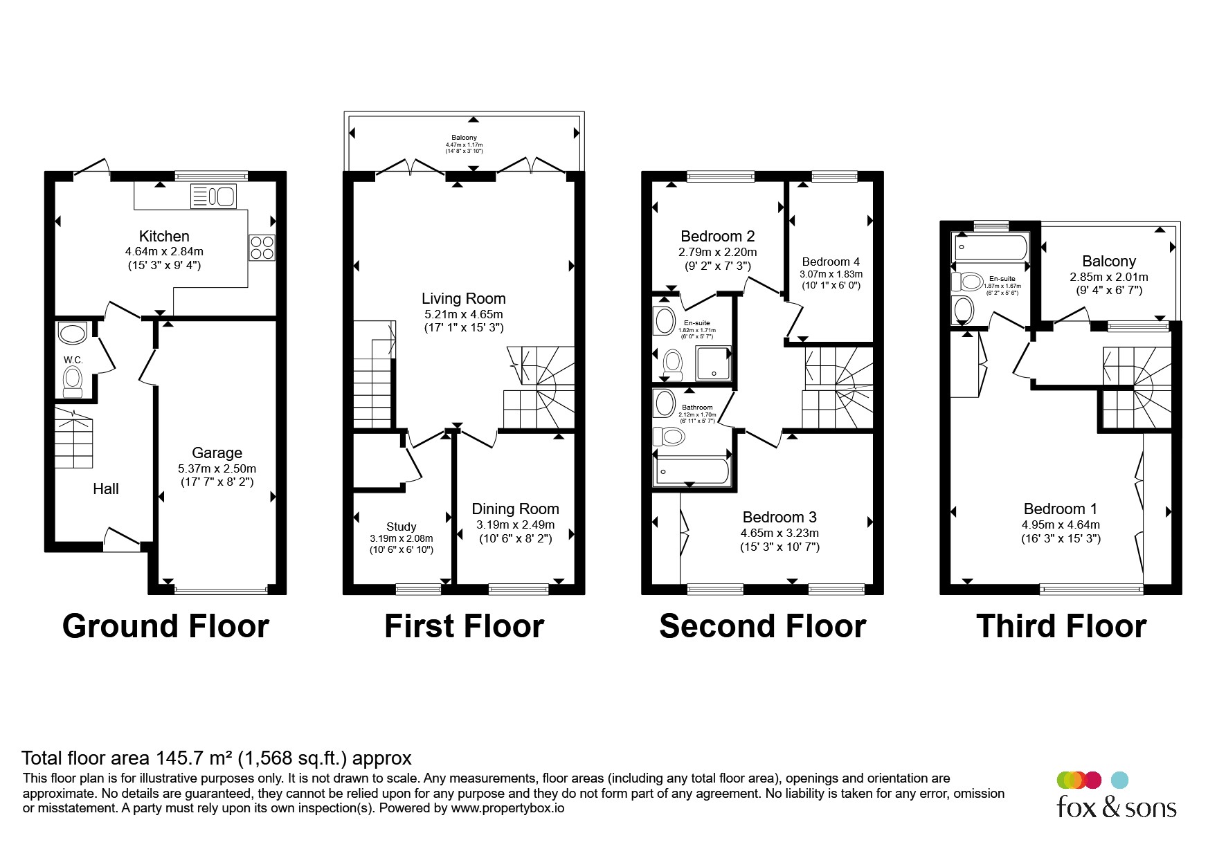 54, The Piazza, Eastbourne floorplan