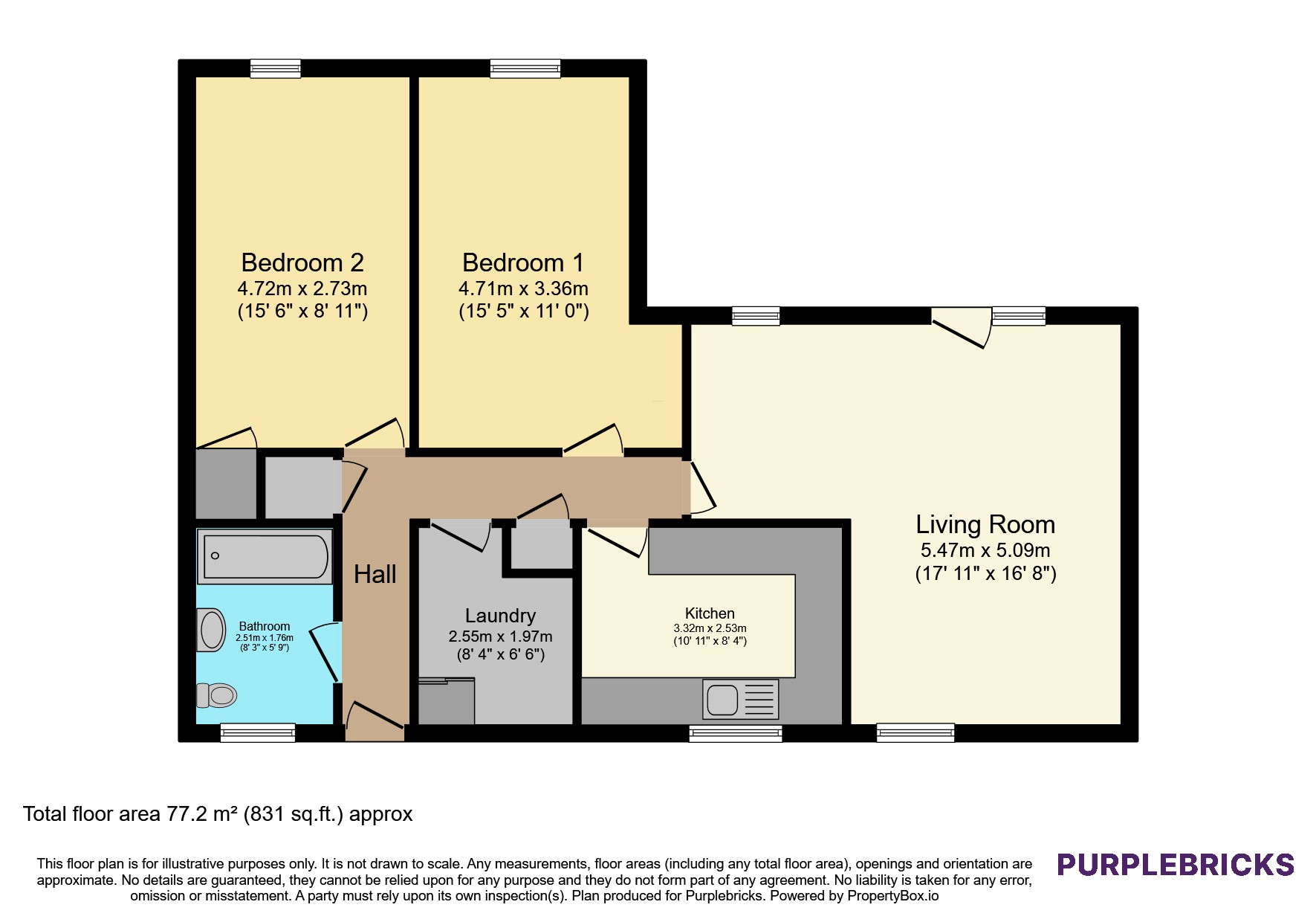 9, Wootton Court, Scunthorpe floorplan