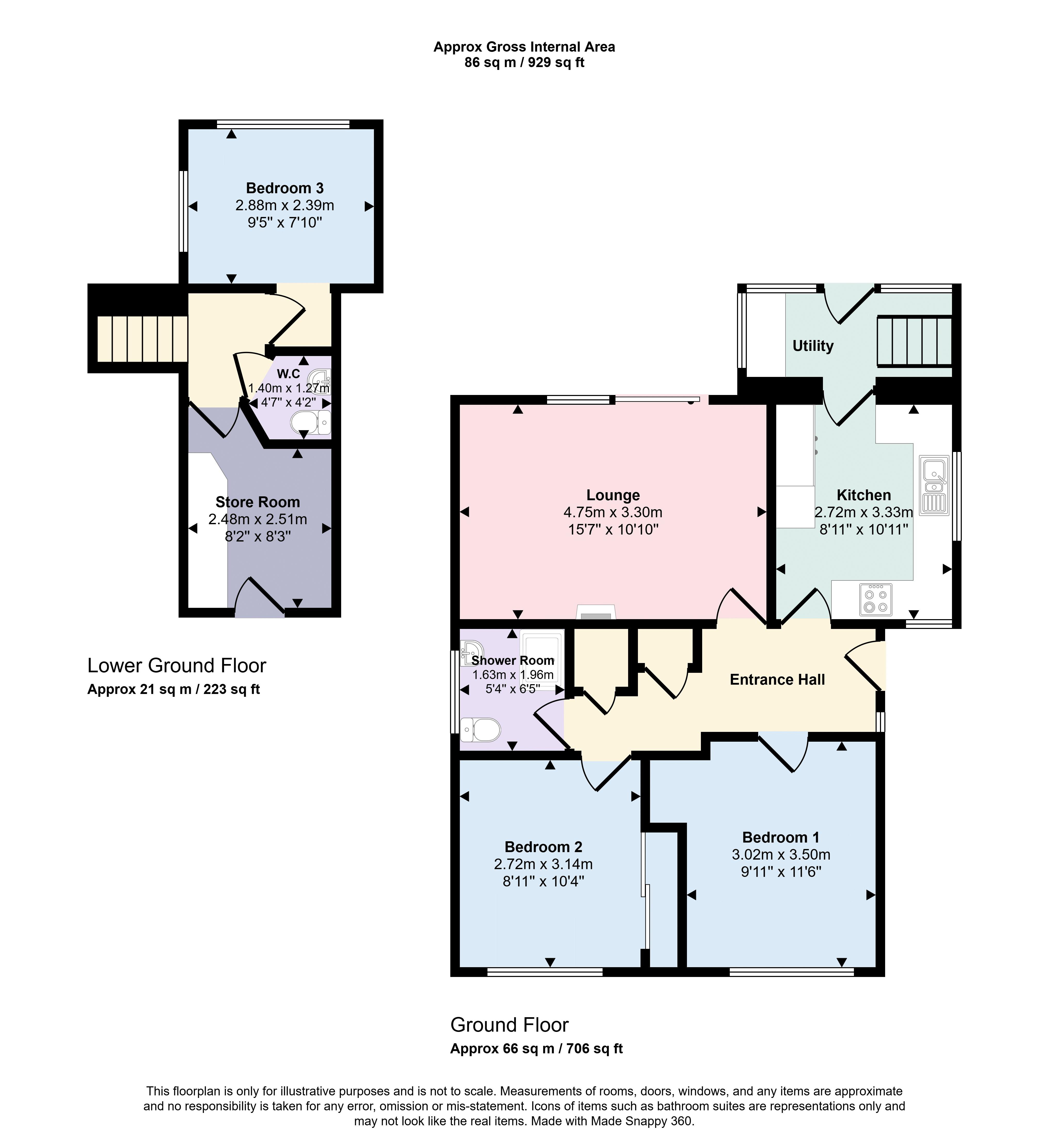28, Leighton Park North, Westbury floorplan