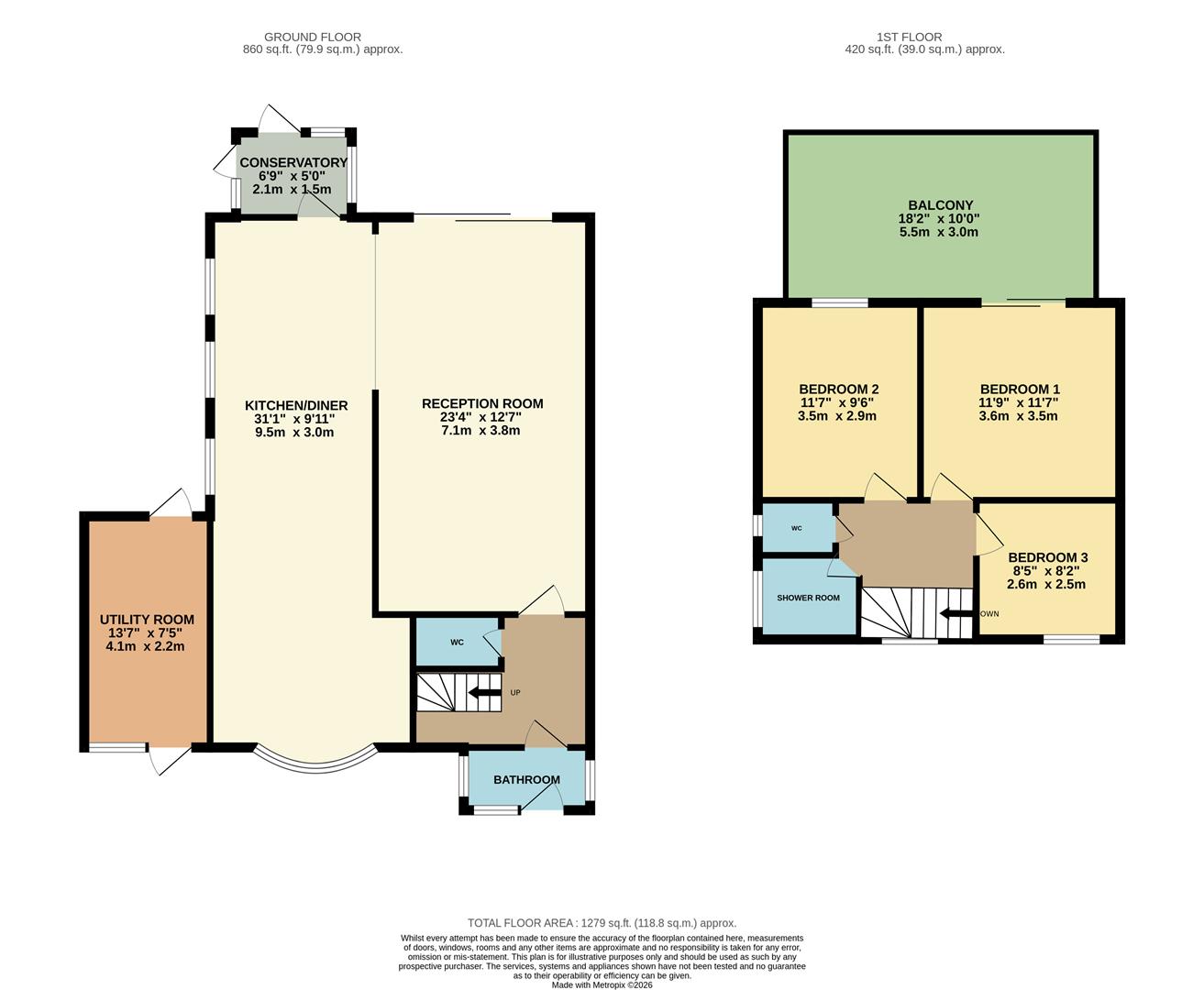 5, Valley Side, Chingford floorplan