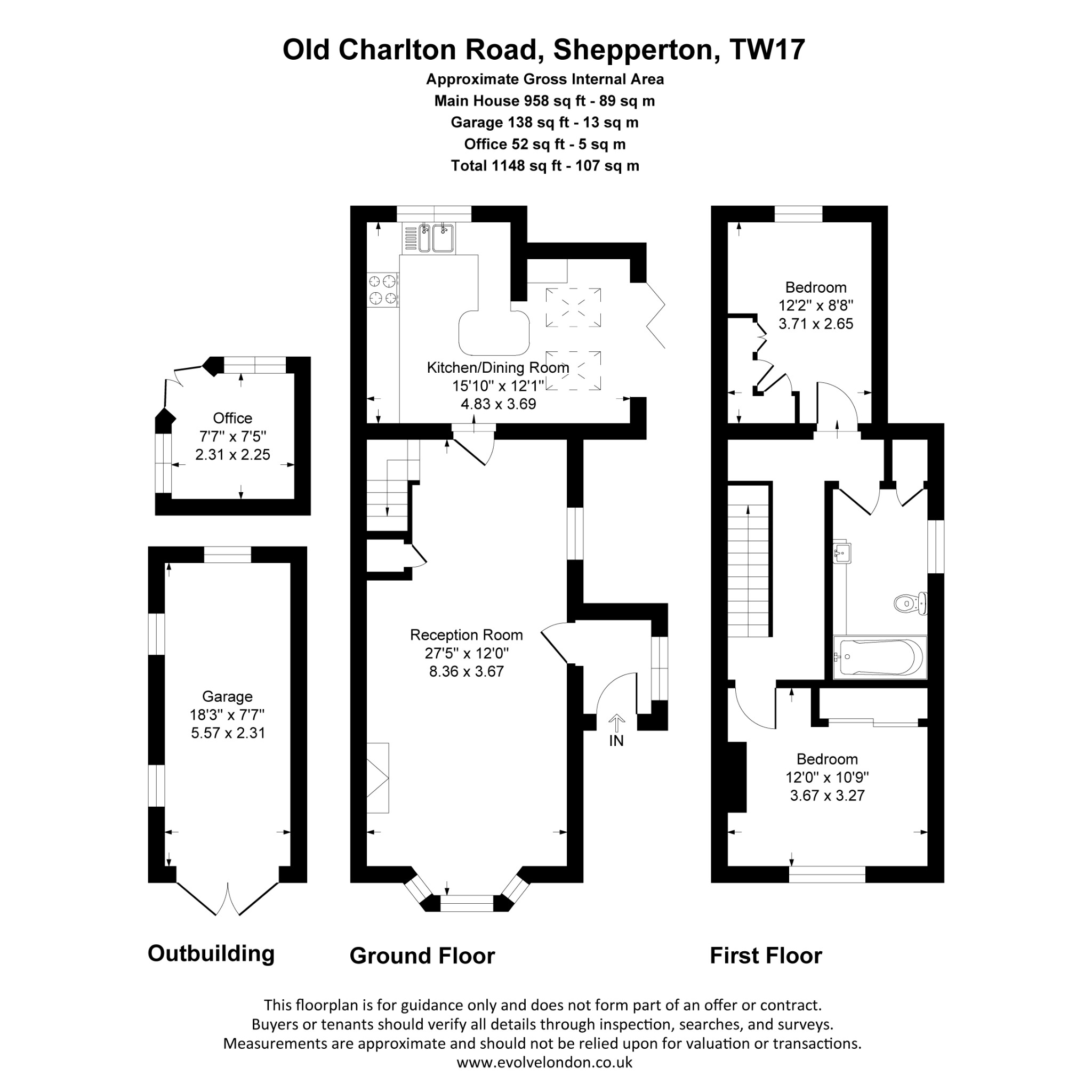 8, Old Charlton Road, Surrey floorplan
