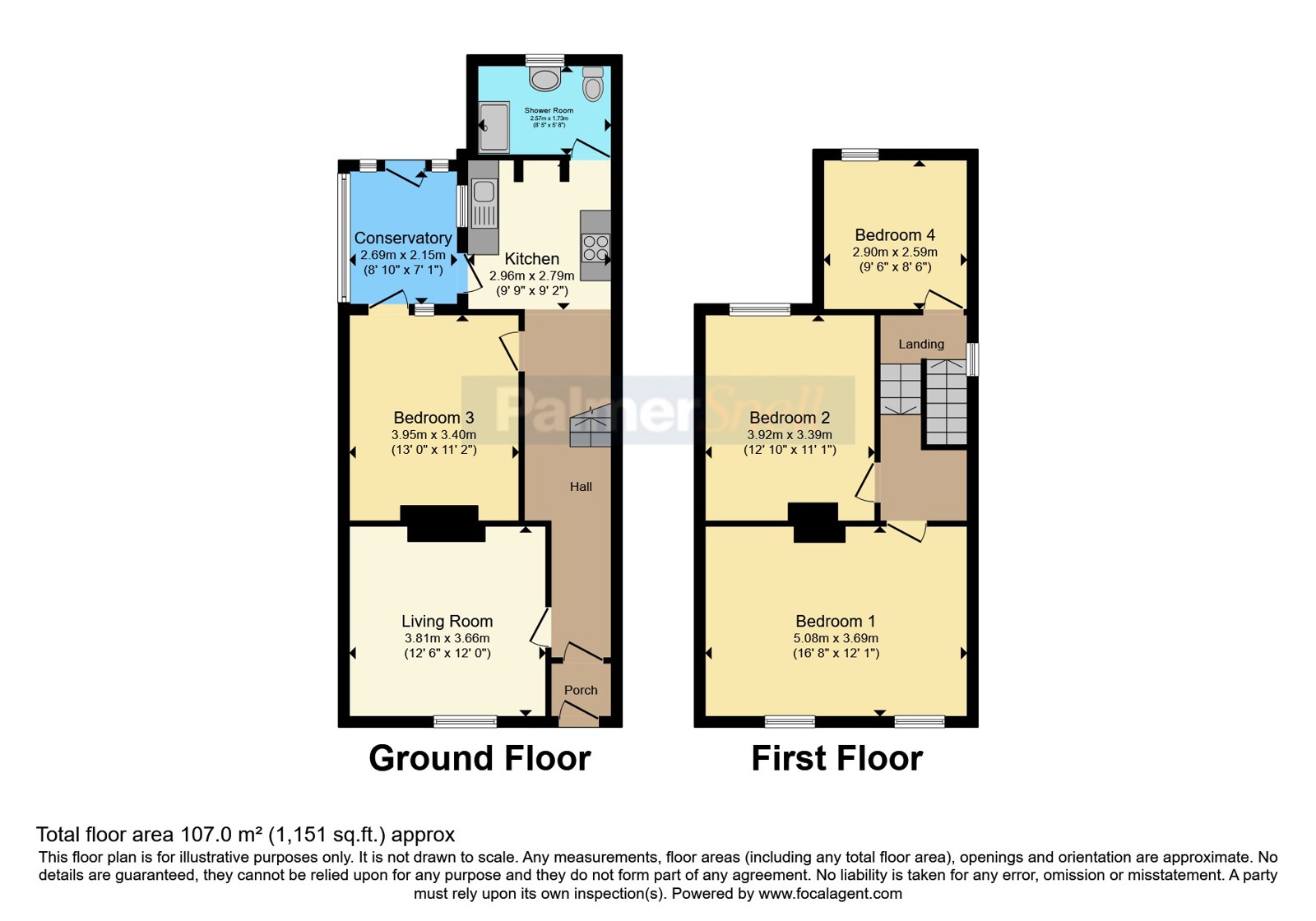 1, Stanley Road, Dorset floorplan