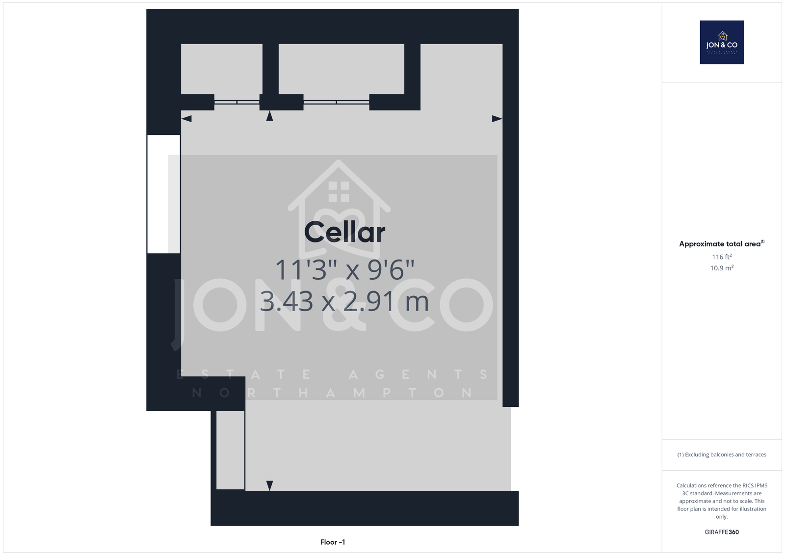 25, St. Davids Road, Northampton floorplan
