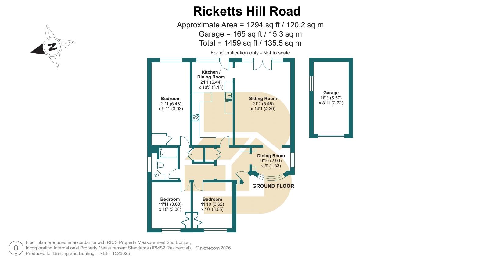 Lockspound,, Ricketts Hill Road, Westerham floorplan