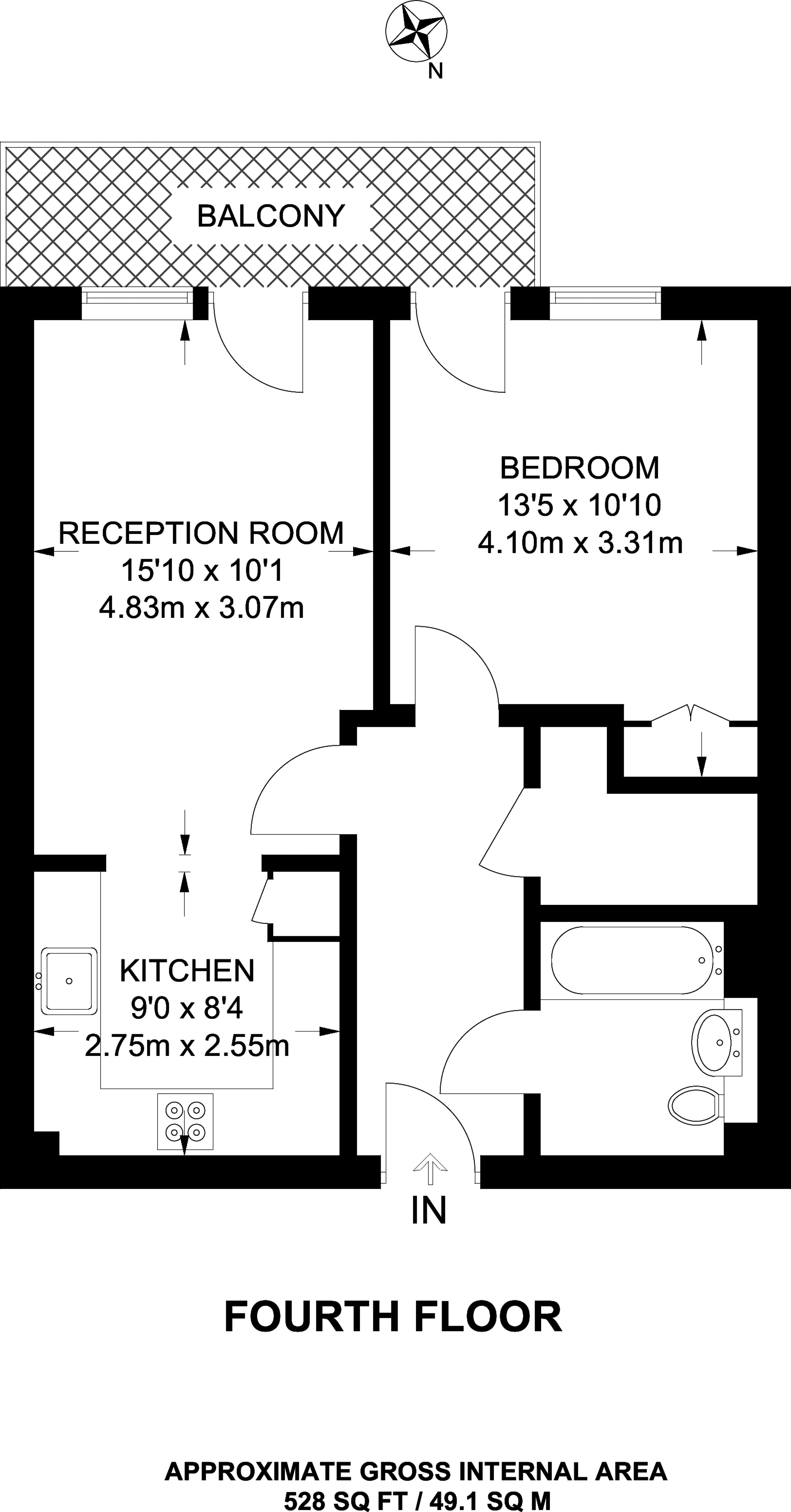 1 Bedrooms Flat to rent in Rick Roberts Way, Stratford E15