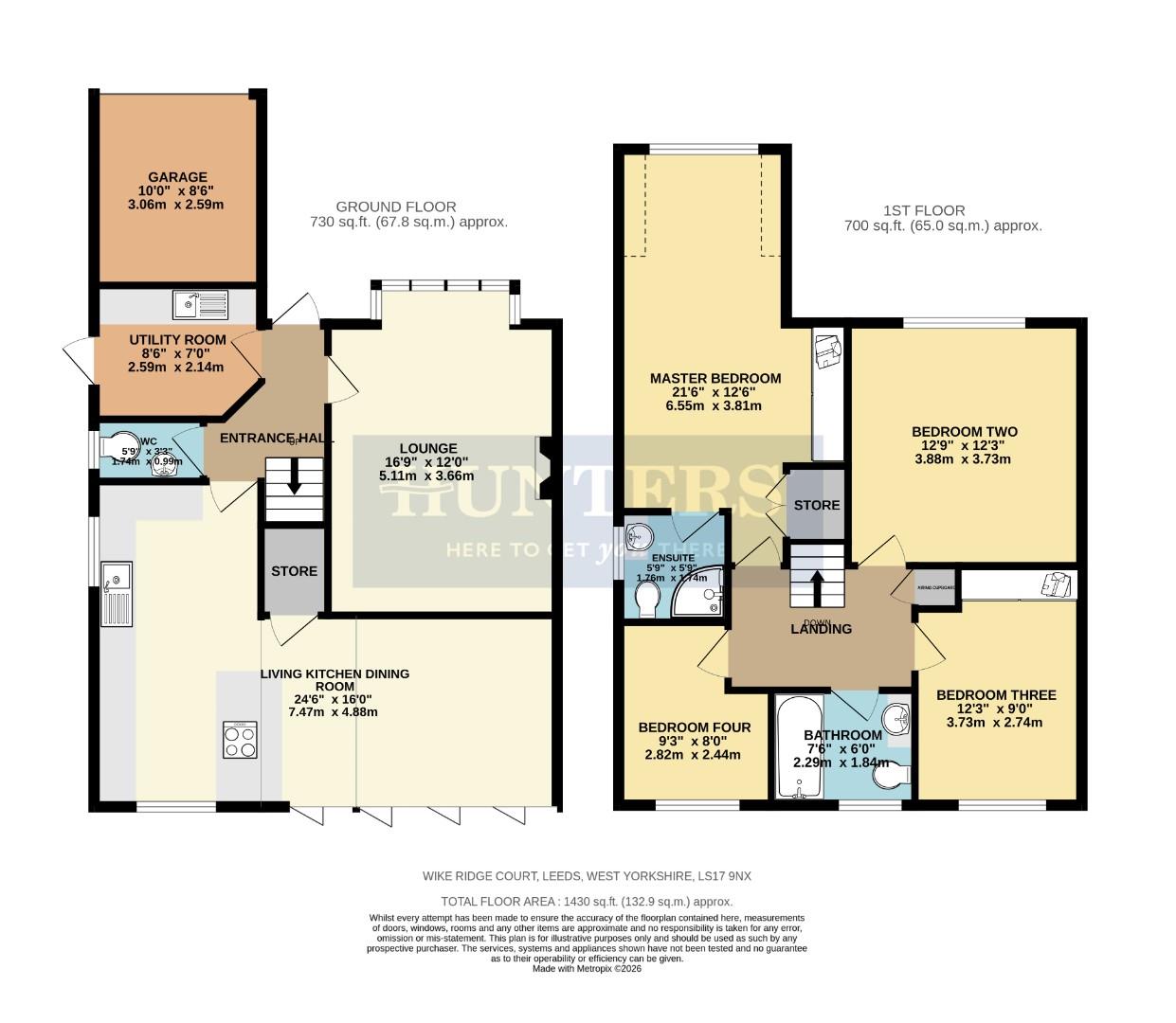 5, Wike Ridge Court, West Yorkshire floorplan
