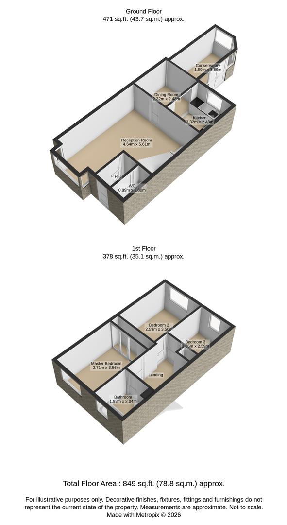 12, Acorn Close, Swindon floorplan