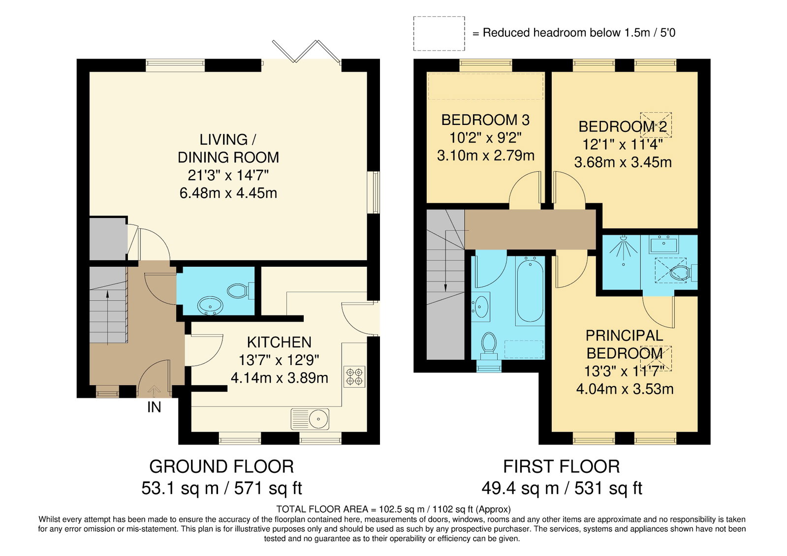8 Morton Close, 9 Morton Road, East Grinstead floorplan