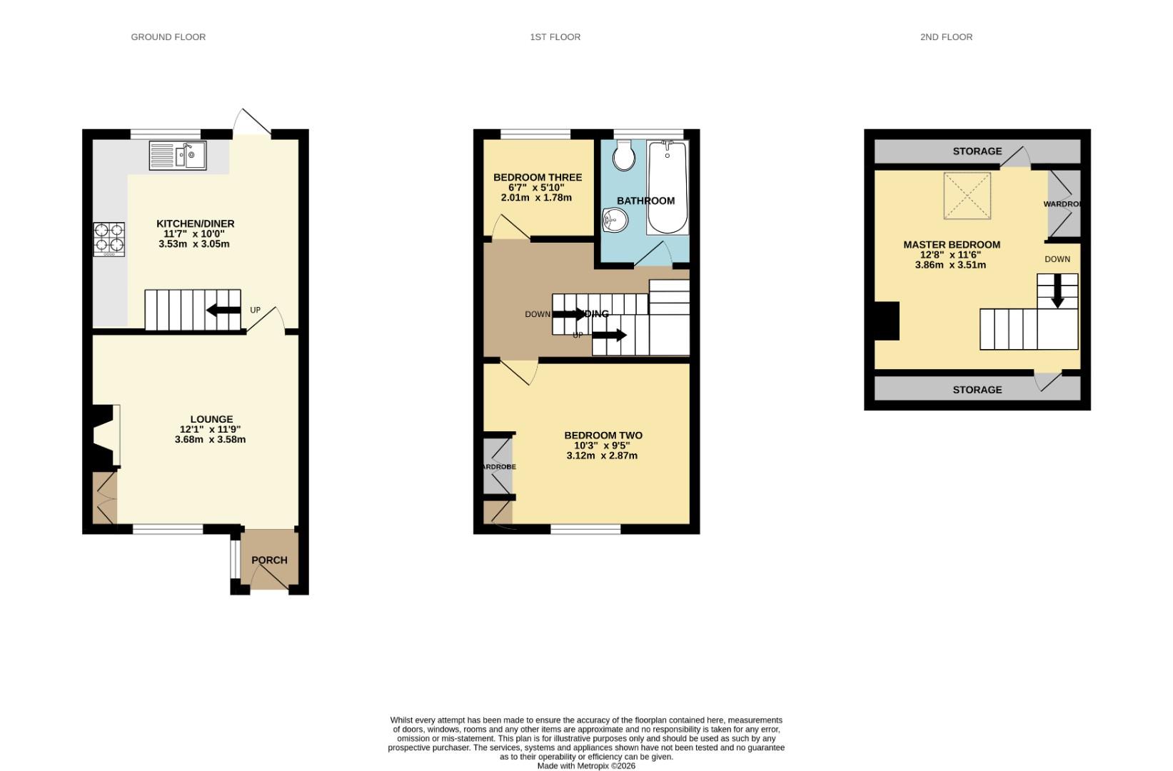 27, Waresley Road, Gamlingay floorplan
