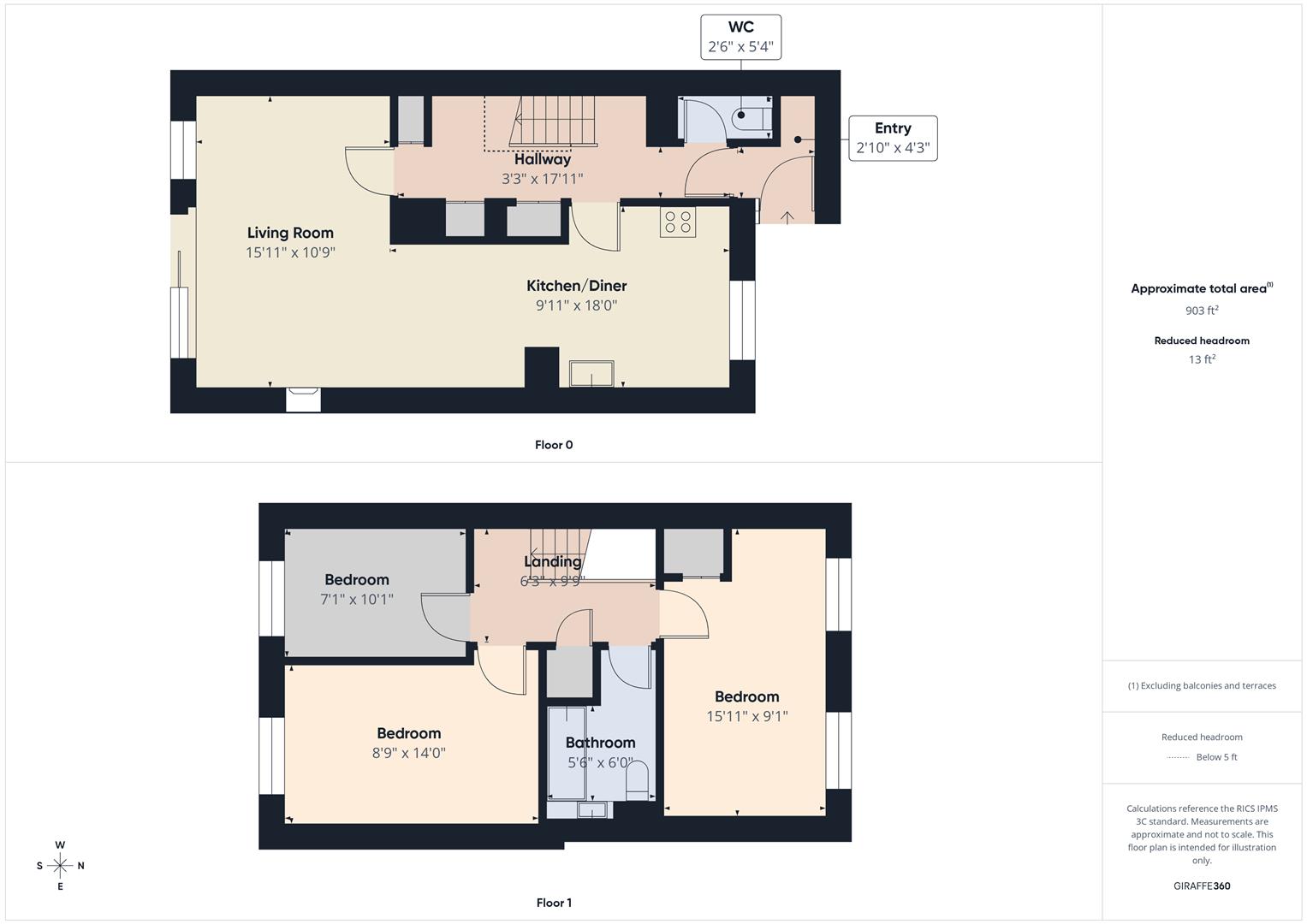 23, Larkspur Close, South Ockendon floorplan