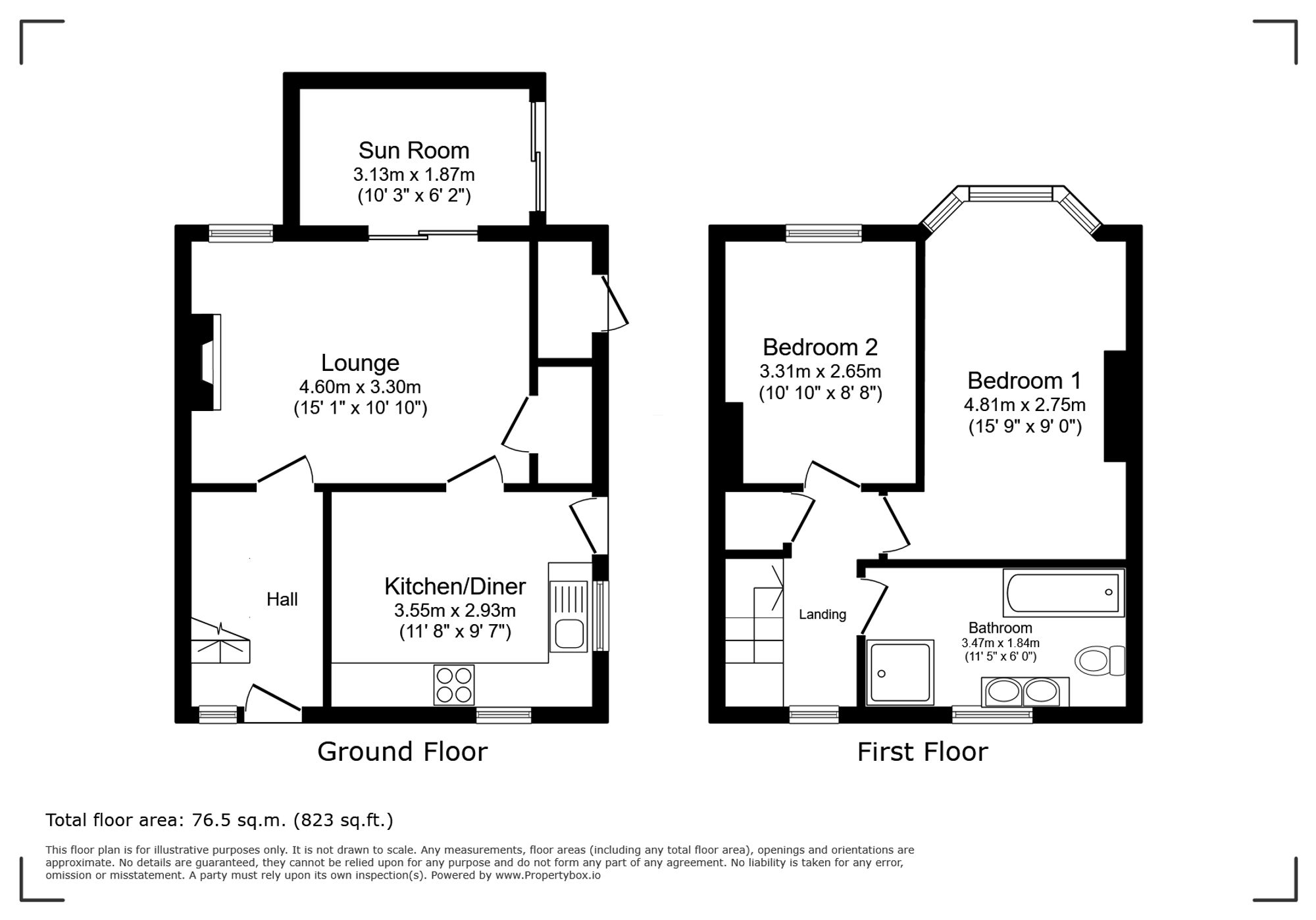 46, Crossway, Rogiet, NP26 floorplan