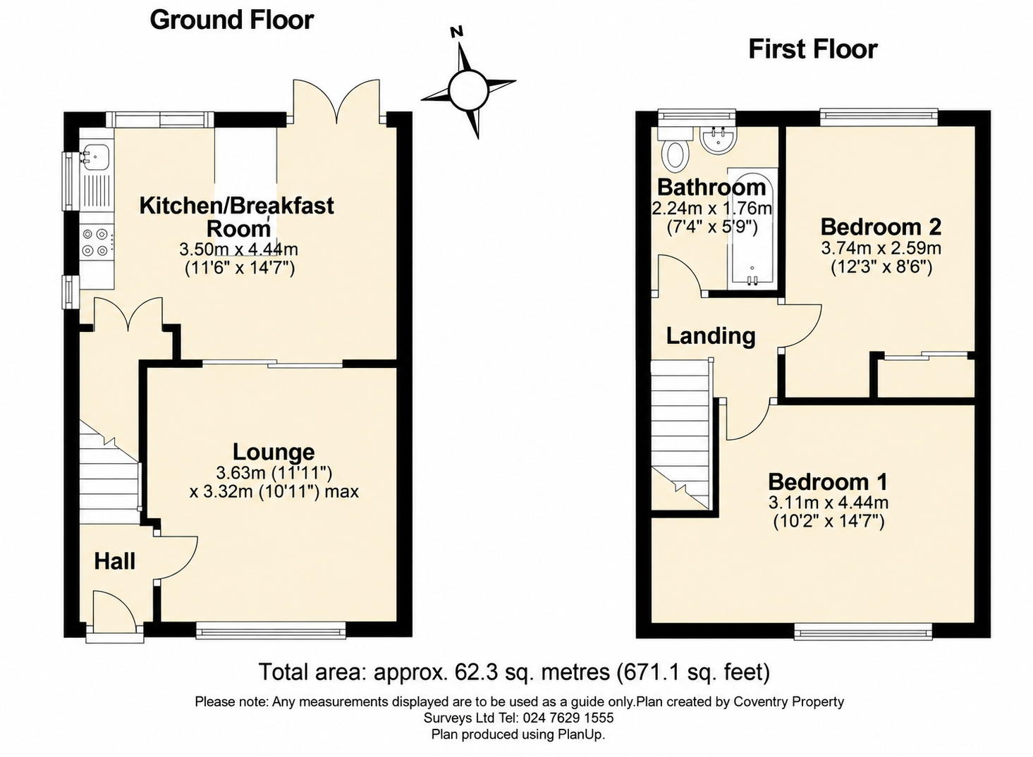 40, Christchurch Road, Coventry floorplan