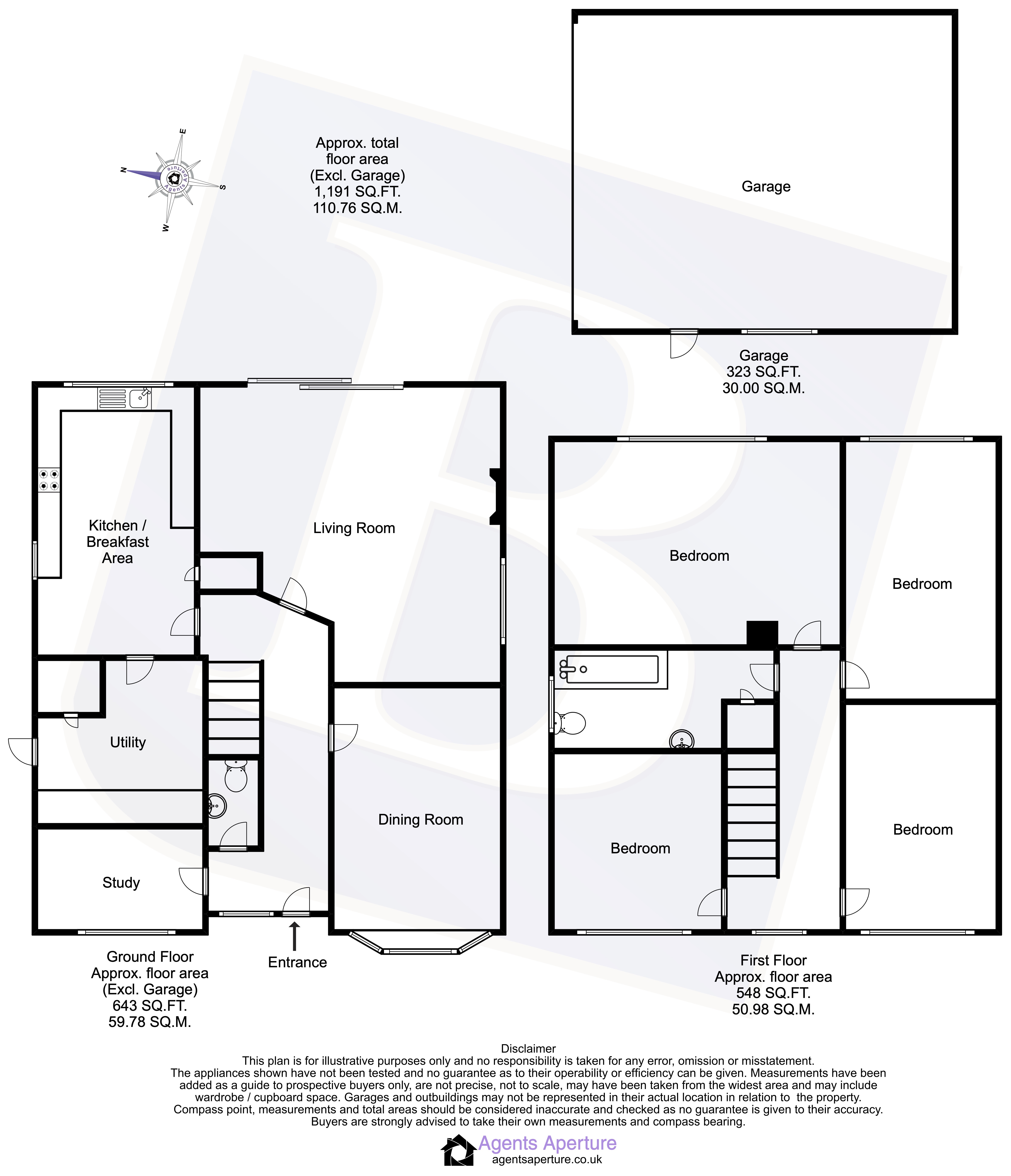 5, Granary Meadow, Brentwood floorplan