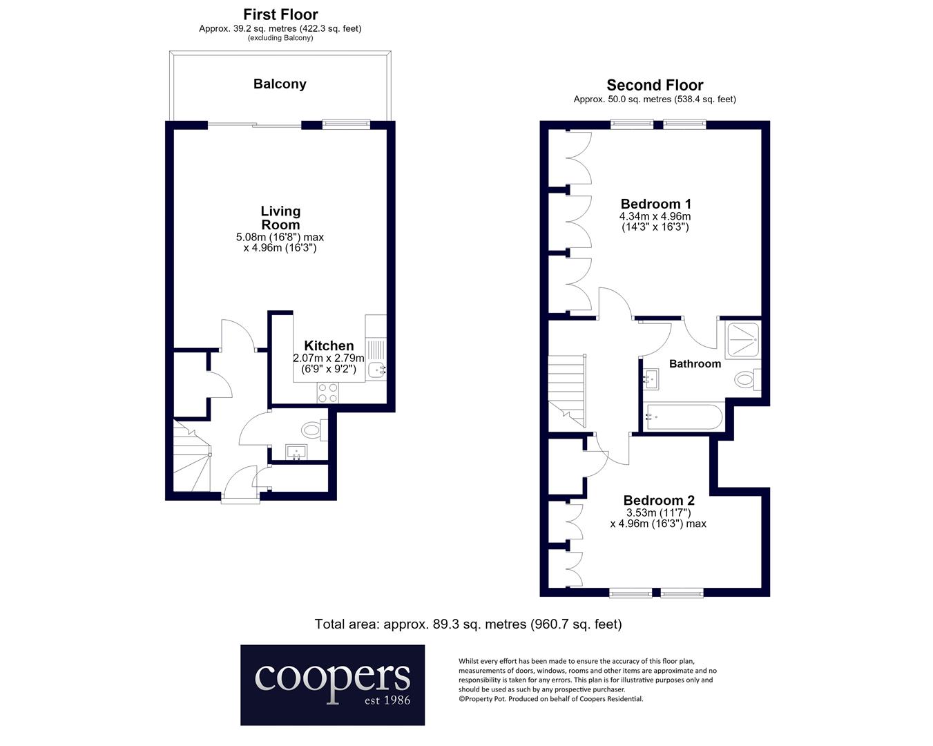 8 Oak Tree Court, Broadfields, Harrow floorplan