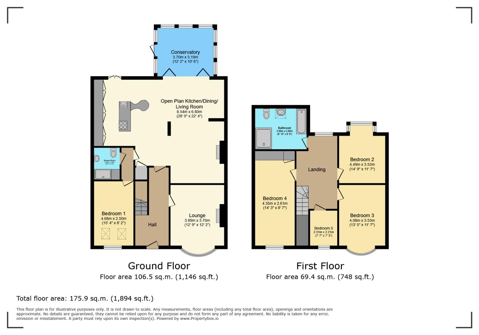 105, Norton Lane, Sheffield floorplan