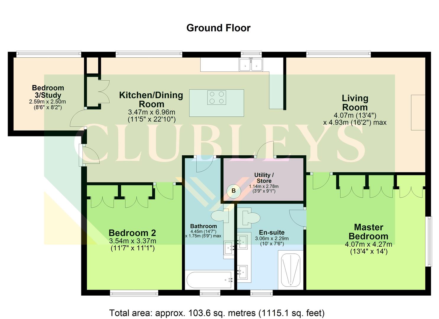 Apartment 3, Manor House Mews, North Ferriby floorplan