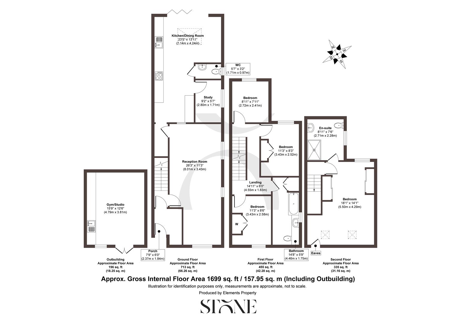 60, Monson Road, Redhill floorplan