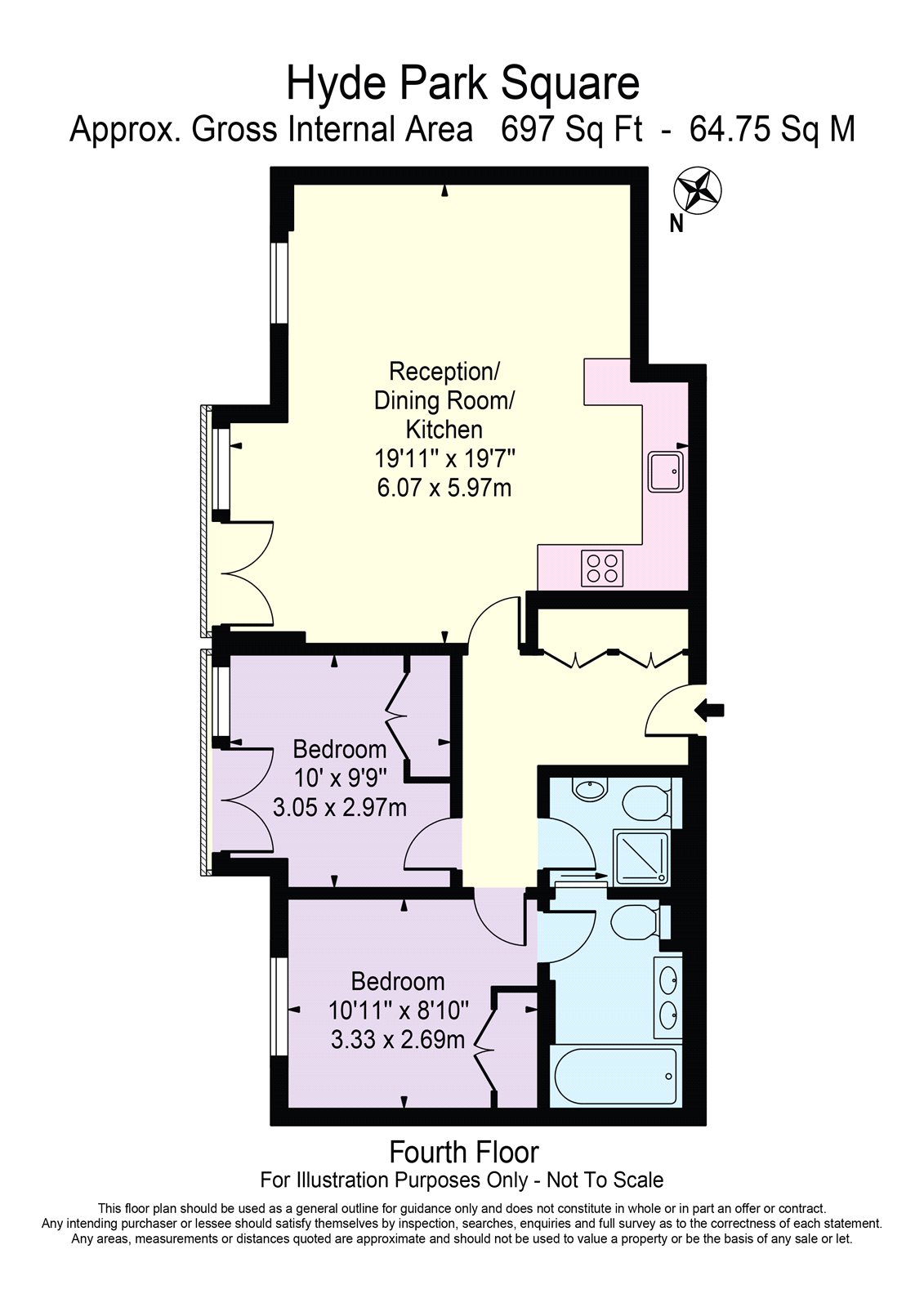 2 Bedrooms Flat for sale in Hyde Park Square, Hyde Park W2