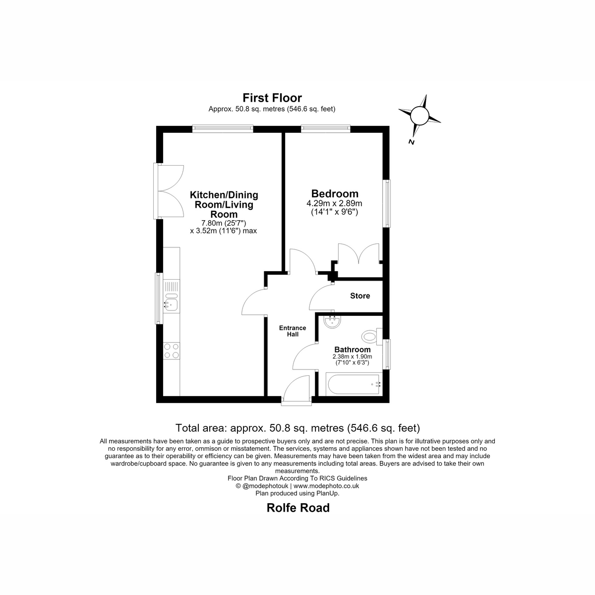 Flat 6, Rolfe Road, Chelmsford floorplan