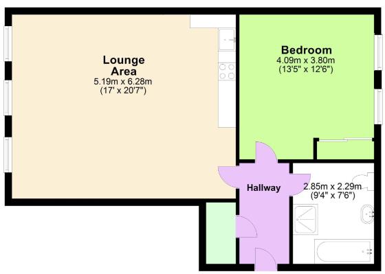 Holliday Wharf, Birmingham floorplan