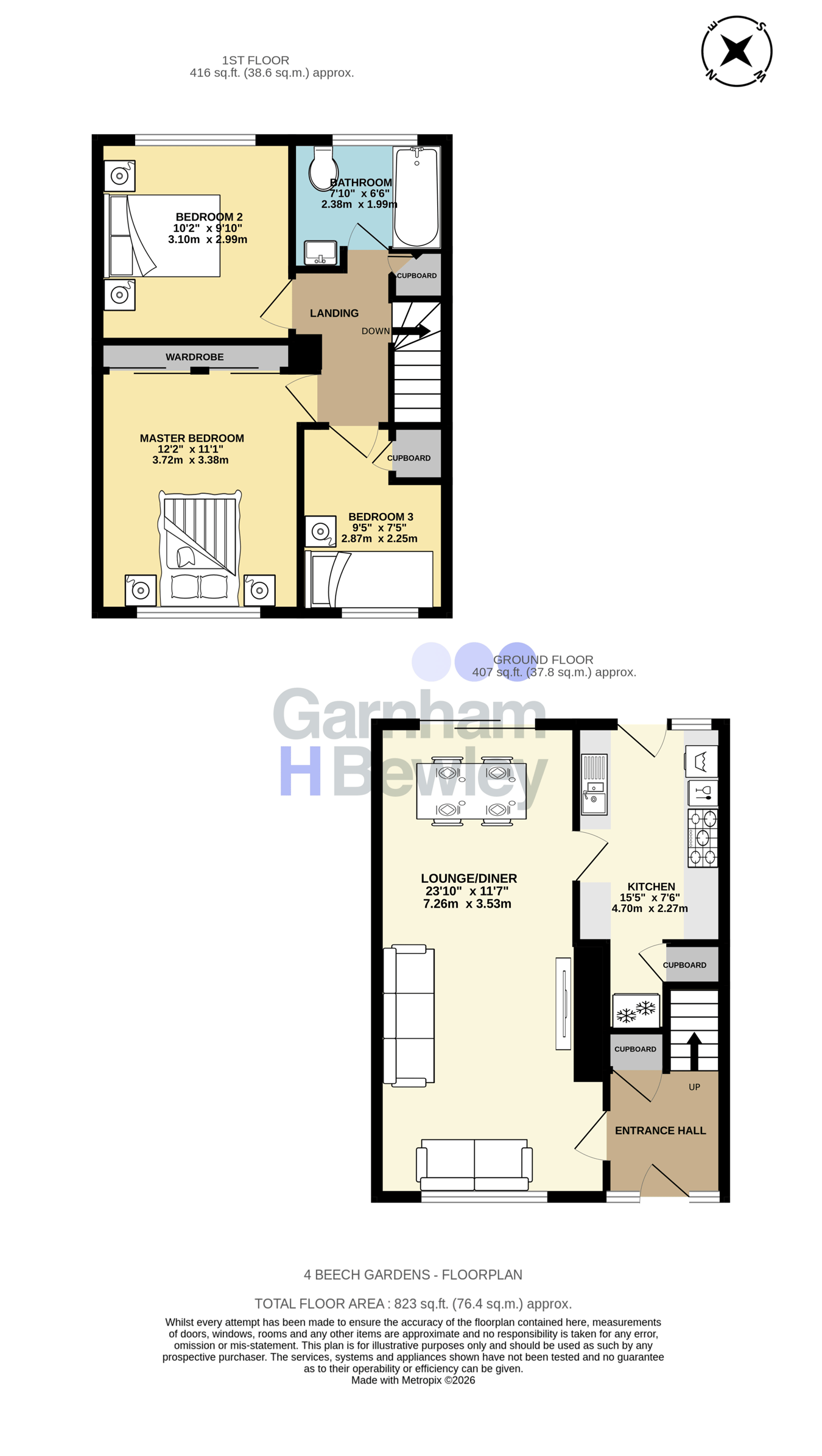 4, Beech Gardens, Crawley floorplan