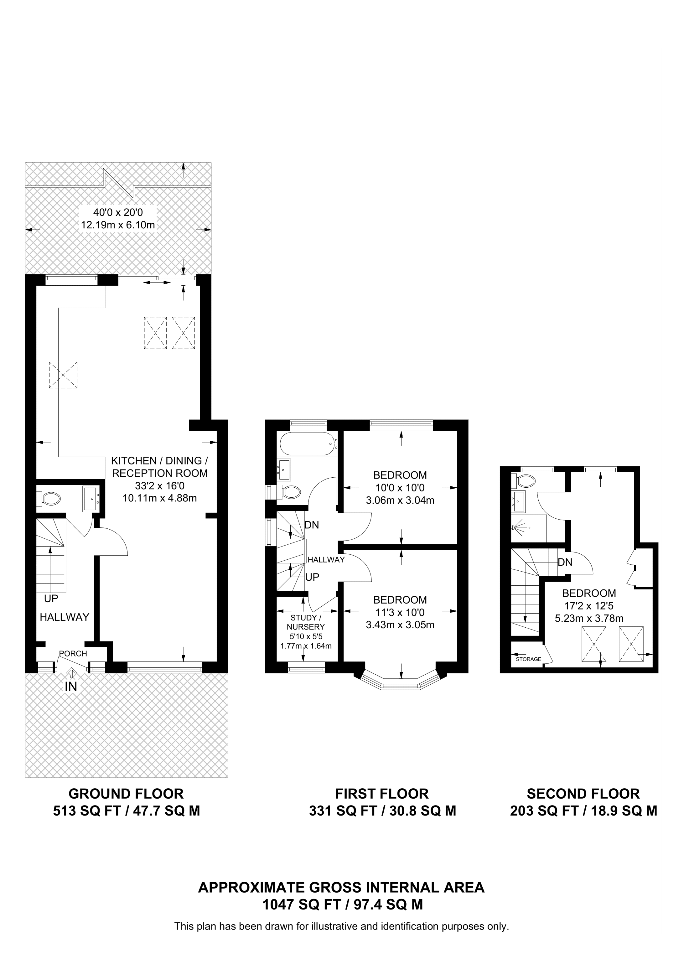 Conway Crescent, Perivale floorplan